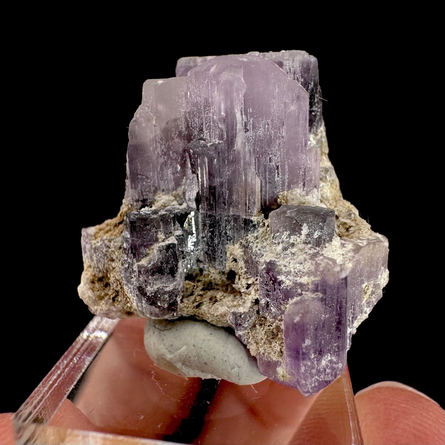 Purple Fluorapatite | natural crystal, rare mineral specimen from Afghanistan