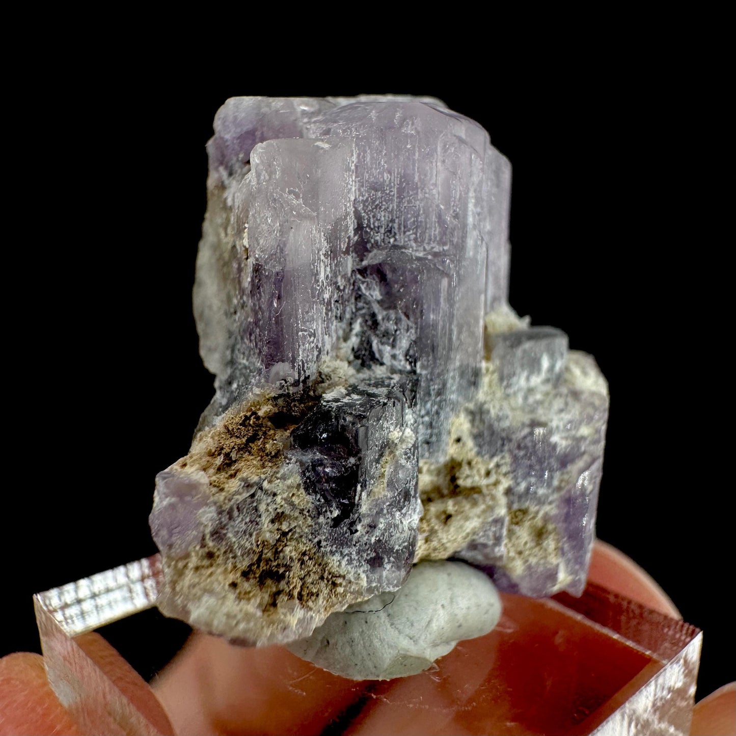 Purple Fluorapatite | natural crystal, rare mineral specimen from Afghanistan