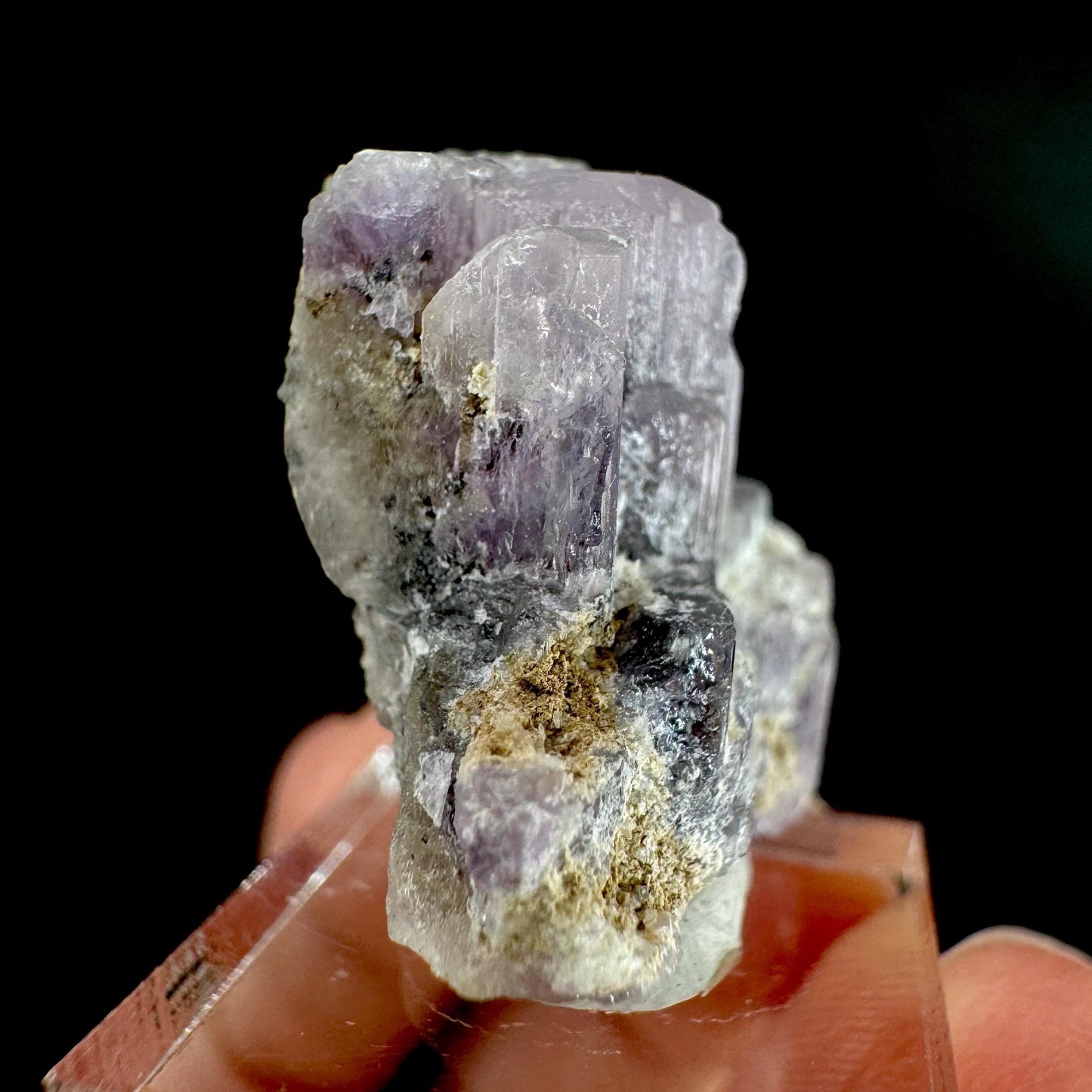 Purple Fluorapatite | natural crystal, rare mineral specimen from Afghanistan