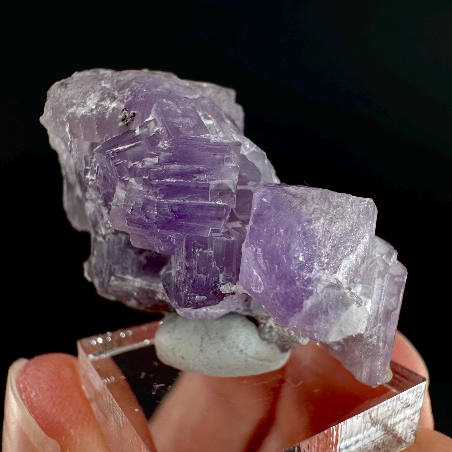 Purple Fluorapatite | natural crystal, rare mineral specimen from Afghanistan
