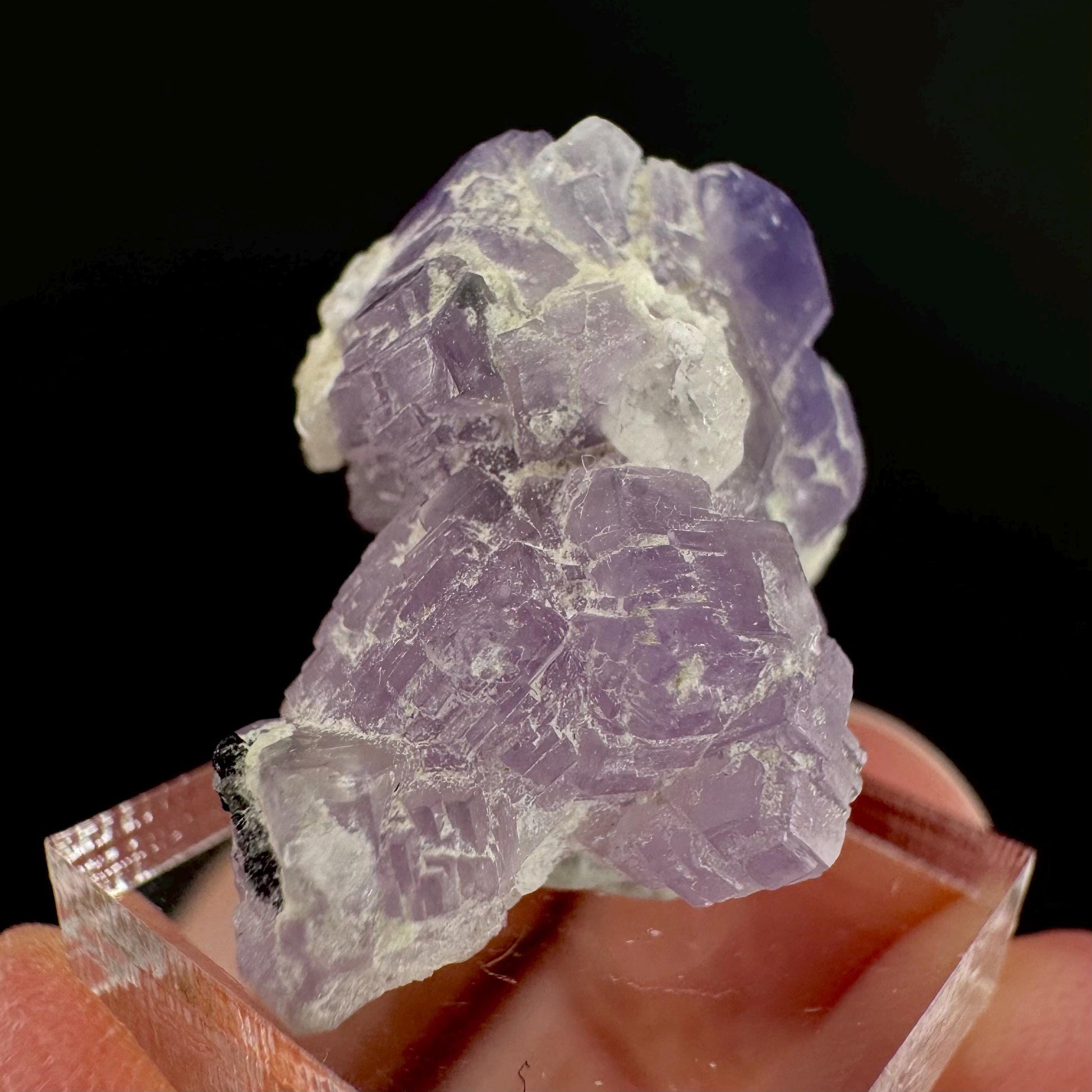 Purple Fluorapatite | natural crystal, rare mineral specimen from Afghanistan