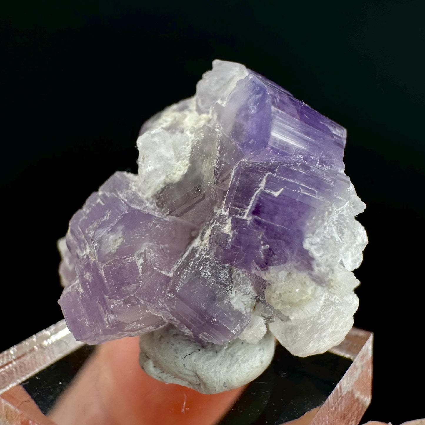 Purple Fluorapatite | natural crystal, rare mineral specimen from Afghanistan
