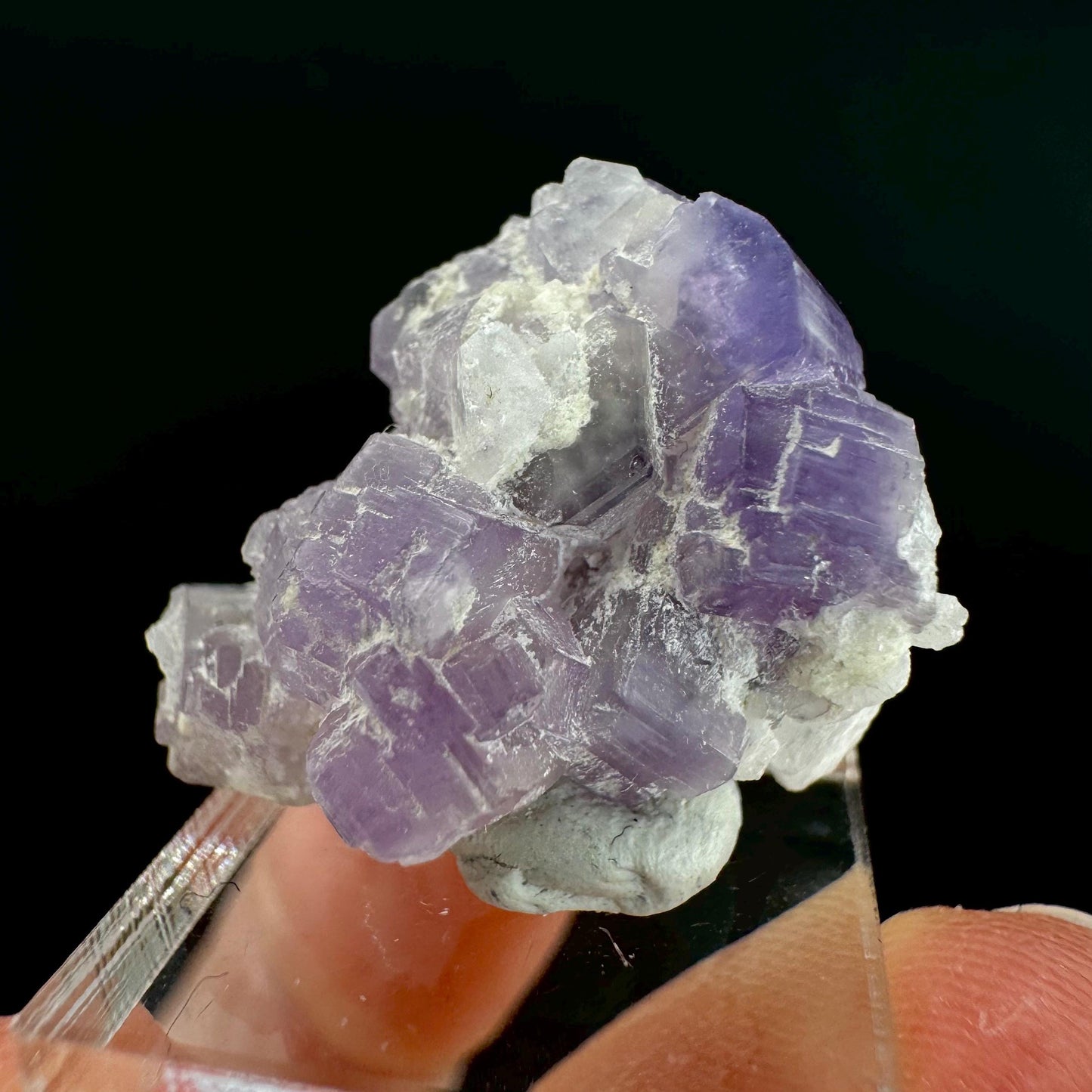 Purple Fluorapatite | natural crystal, rare mineral specimen from Afghanistan
