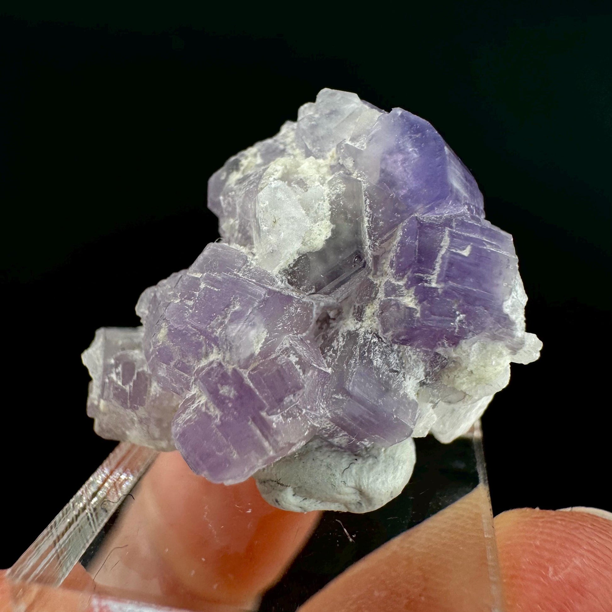 Purple Fluorapatite | natural crystal, rare mineral specimen from Afghanistan
