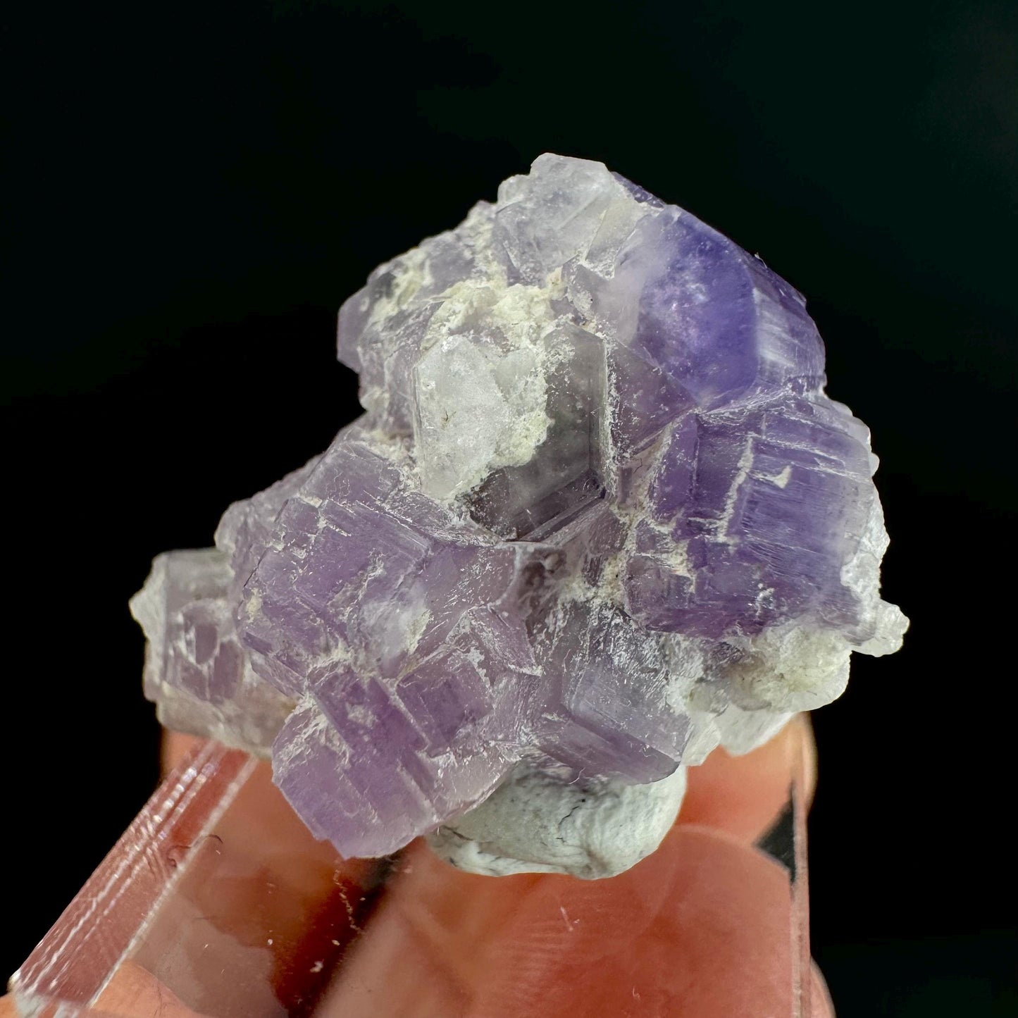 Purple Fluorapatite | natural crystal, rare mineral specimen from Afghanistan