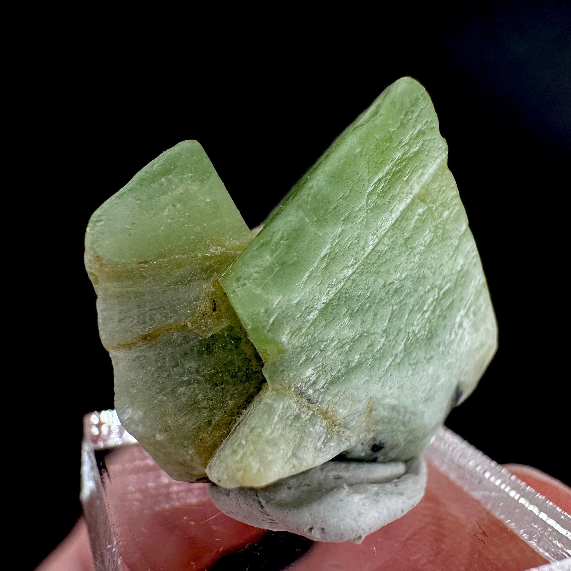 Peridot | natural terminated crystal, mineral specimen from Pakistan
