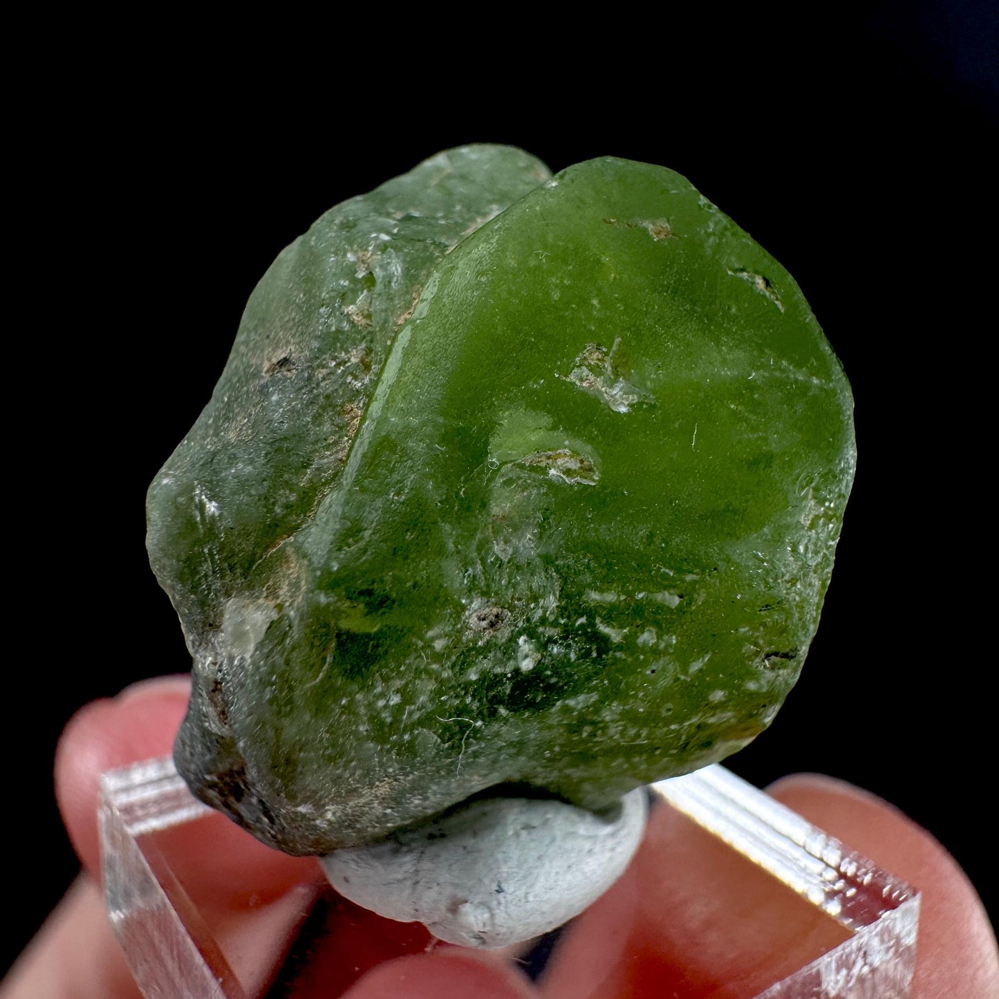 Peridot | natural terminated crystal, mineral specimen from Pakistan