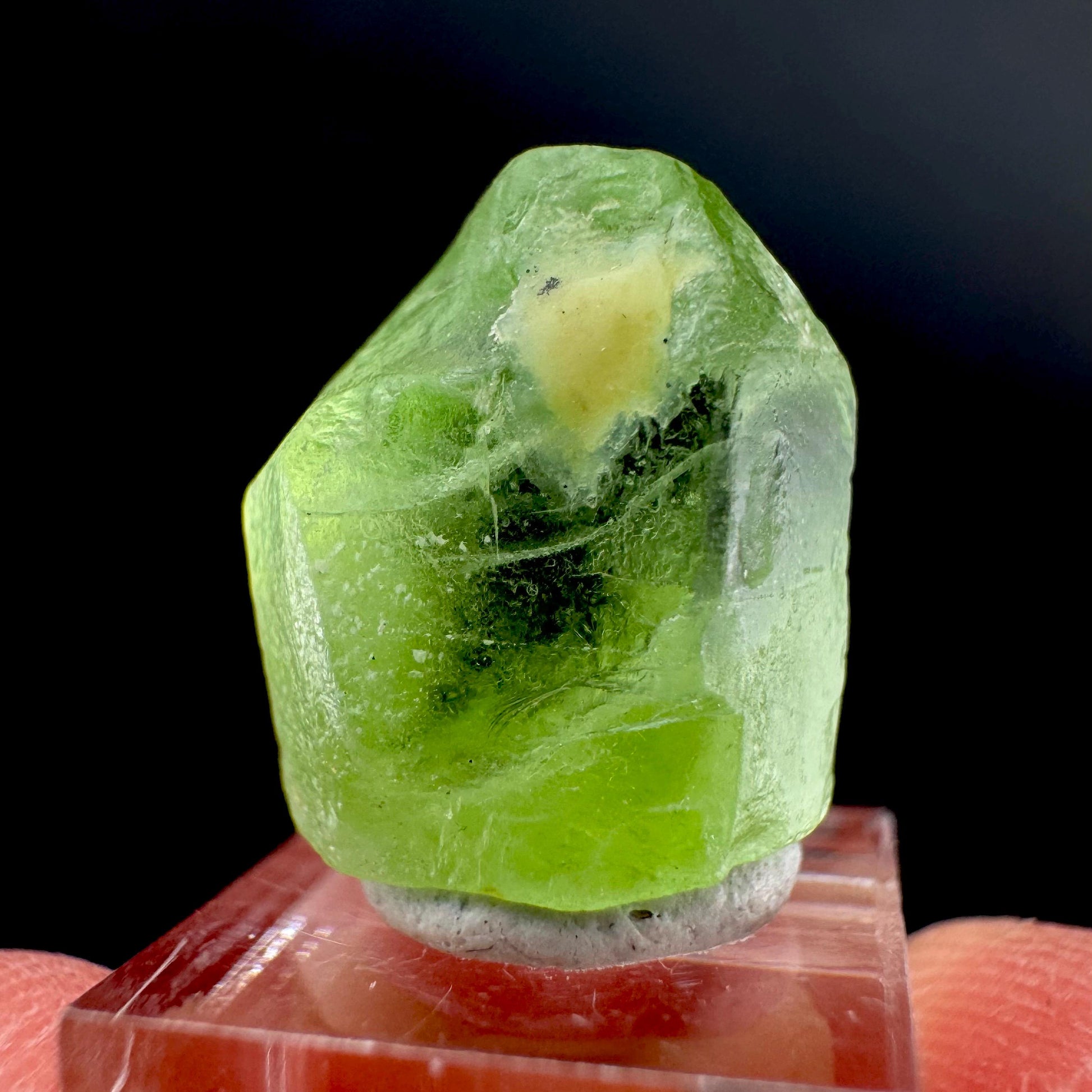 Peridot | natural terminated crystal, mineral specimen from Pakistan