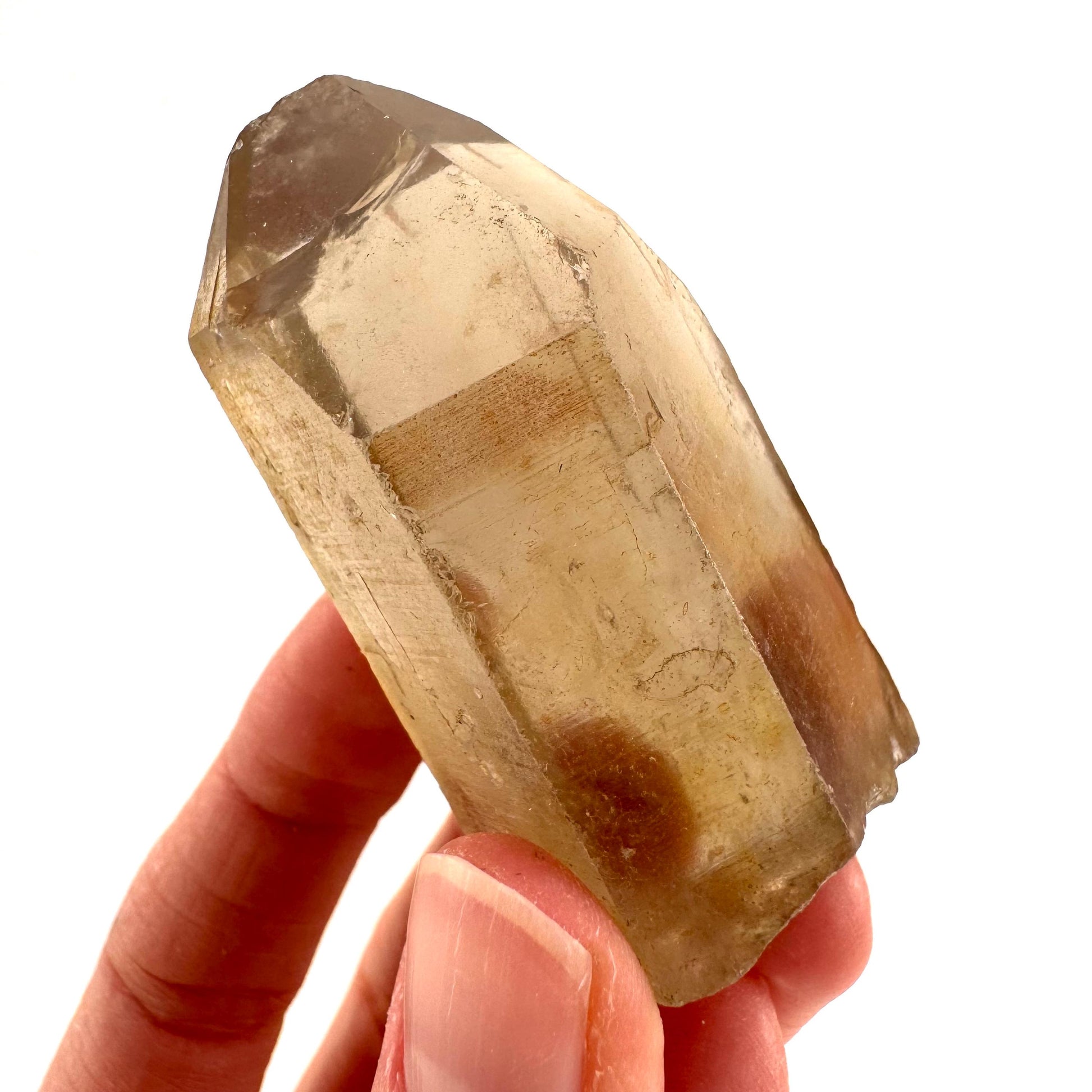 Namibian Smoky Quartz Crystal Point | Raw Mineral Specimen