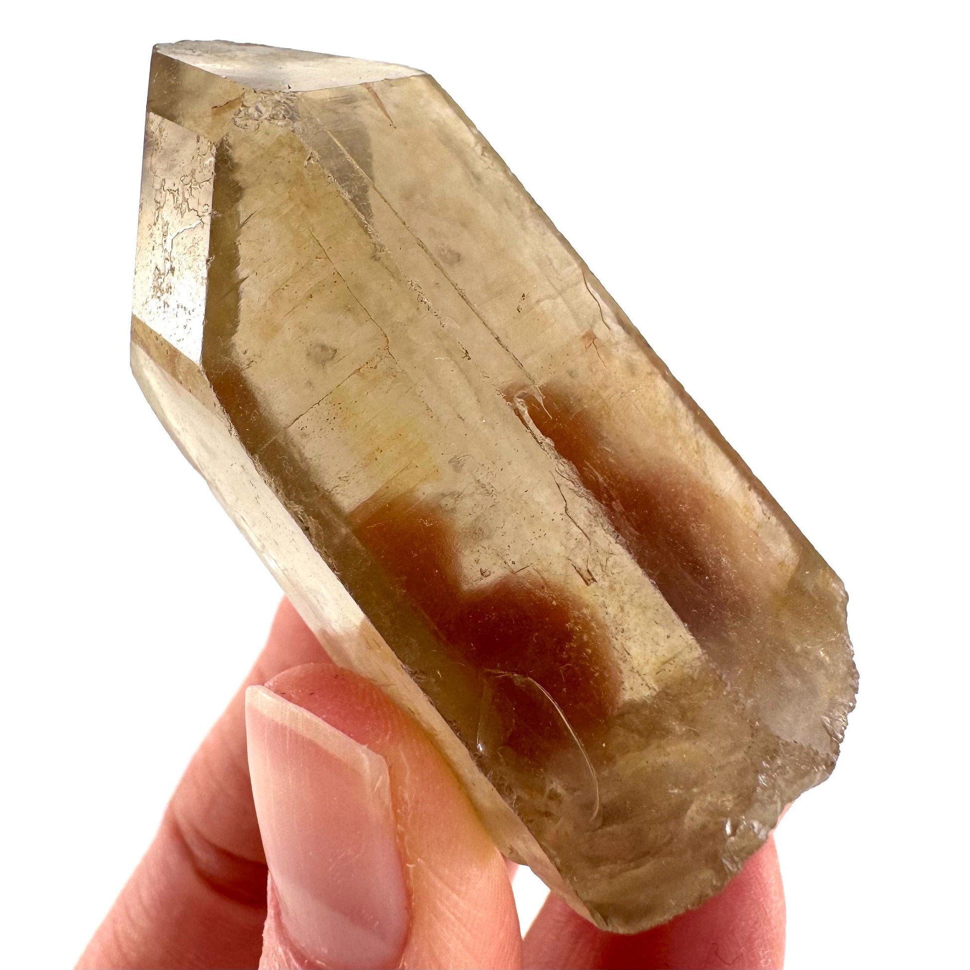 Namibian Smoky Quartz Crystal Point | Raw Mineral Specimen