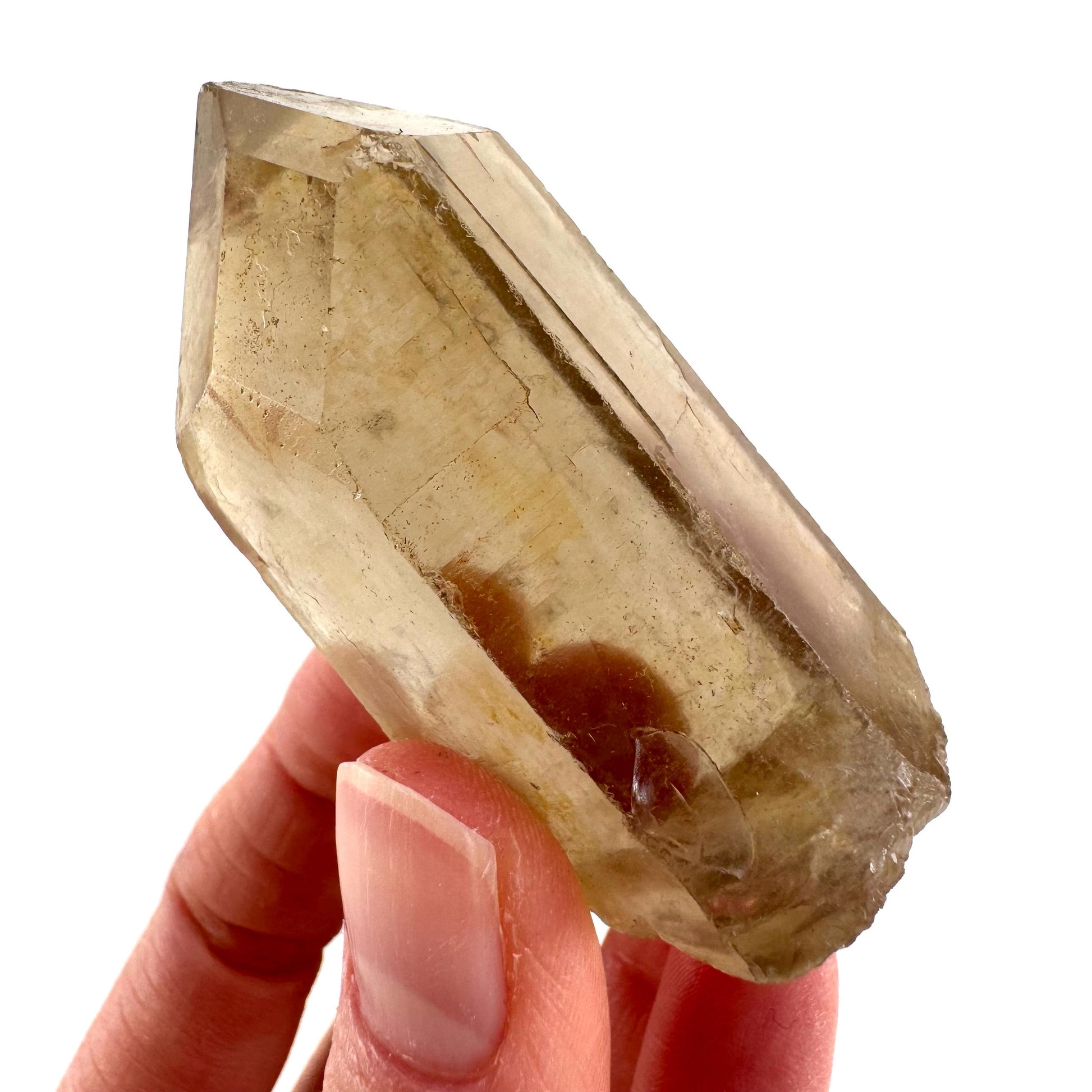 Namibian Smoky Quartz Crystal Point | Raw Mineral Specimen