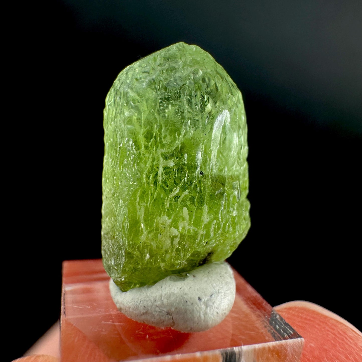 Peridot | natural terminated crystal, mineral specimen from Pakistan