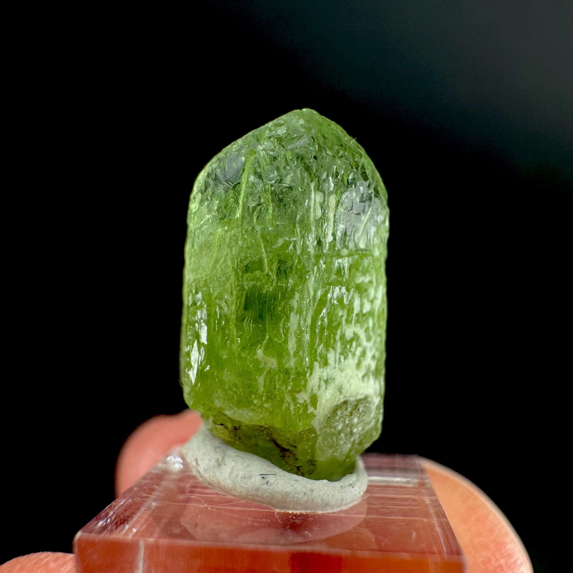 Peridot | natural terminated crystal, mineral specimen from Pakistan