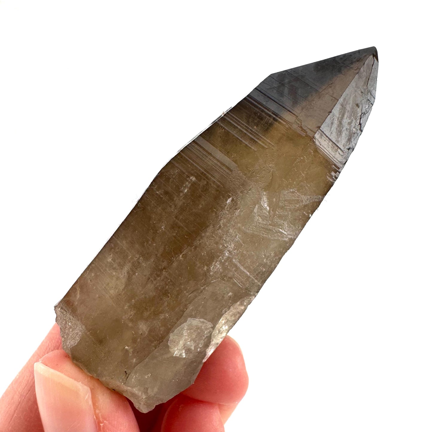 Namibian Smoky Quartz Crystal Point | Raw Mineral Specimen