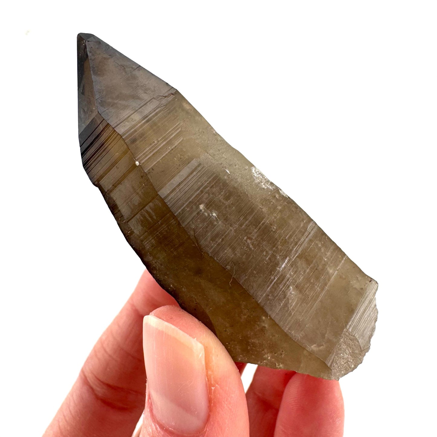 Namibian Smoky Quartz Crystal Point | Raw Mineral Specimen