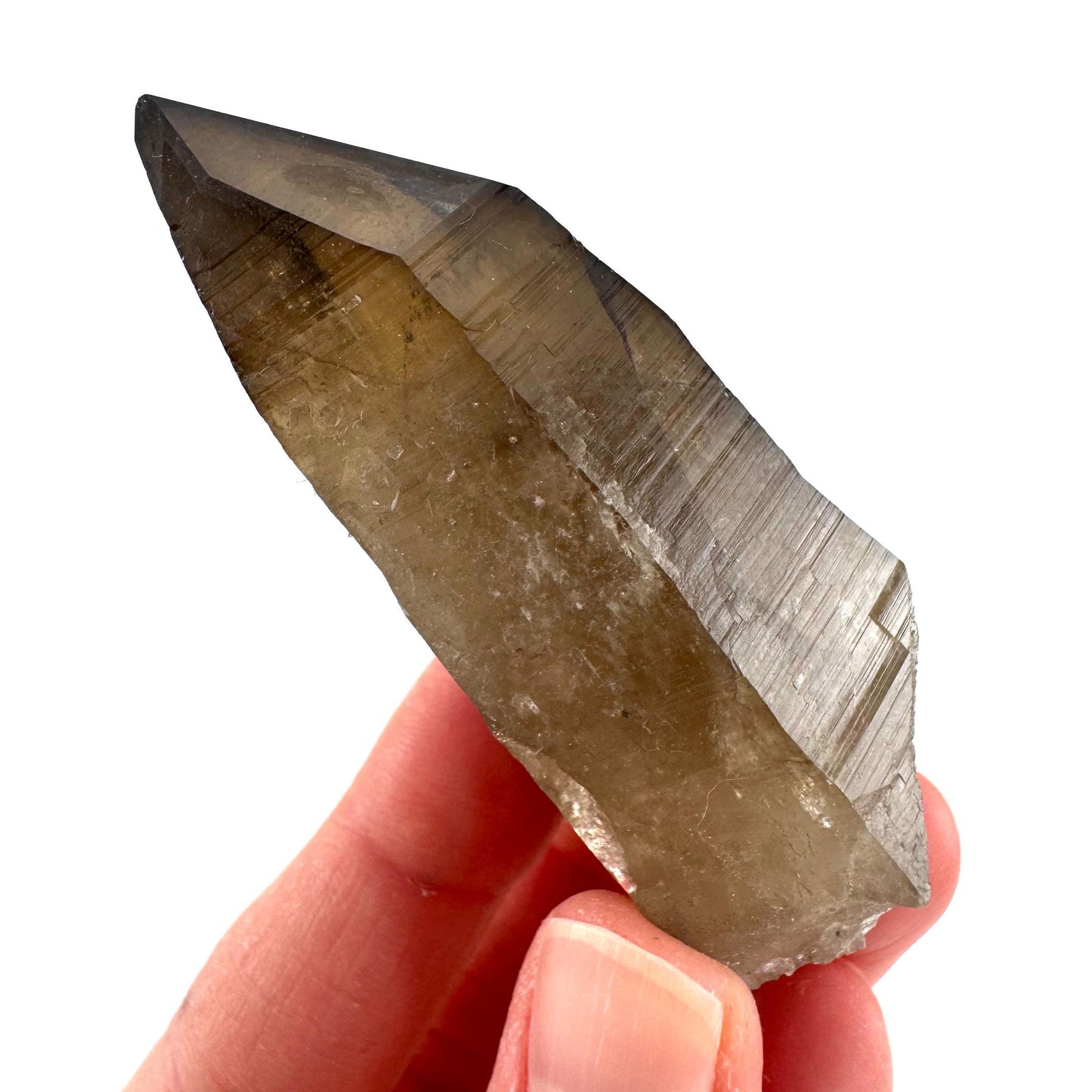 Namibian Smoky Quartz Crystal Point | Raw Mineral Specimen