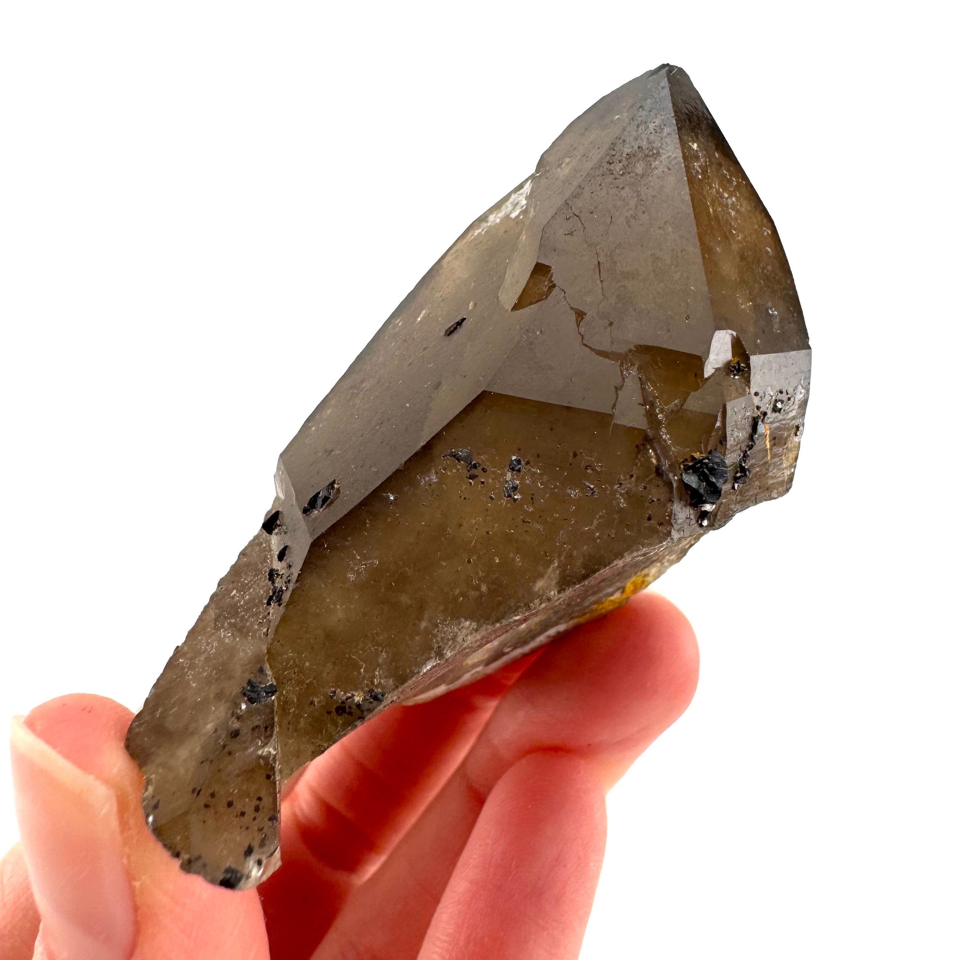 Namibian Smoky Quartz Crystal Point | Raw Mineral Specimen