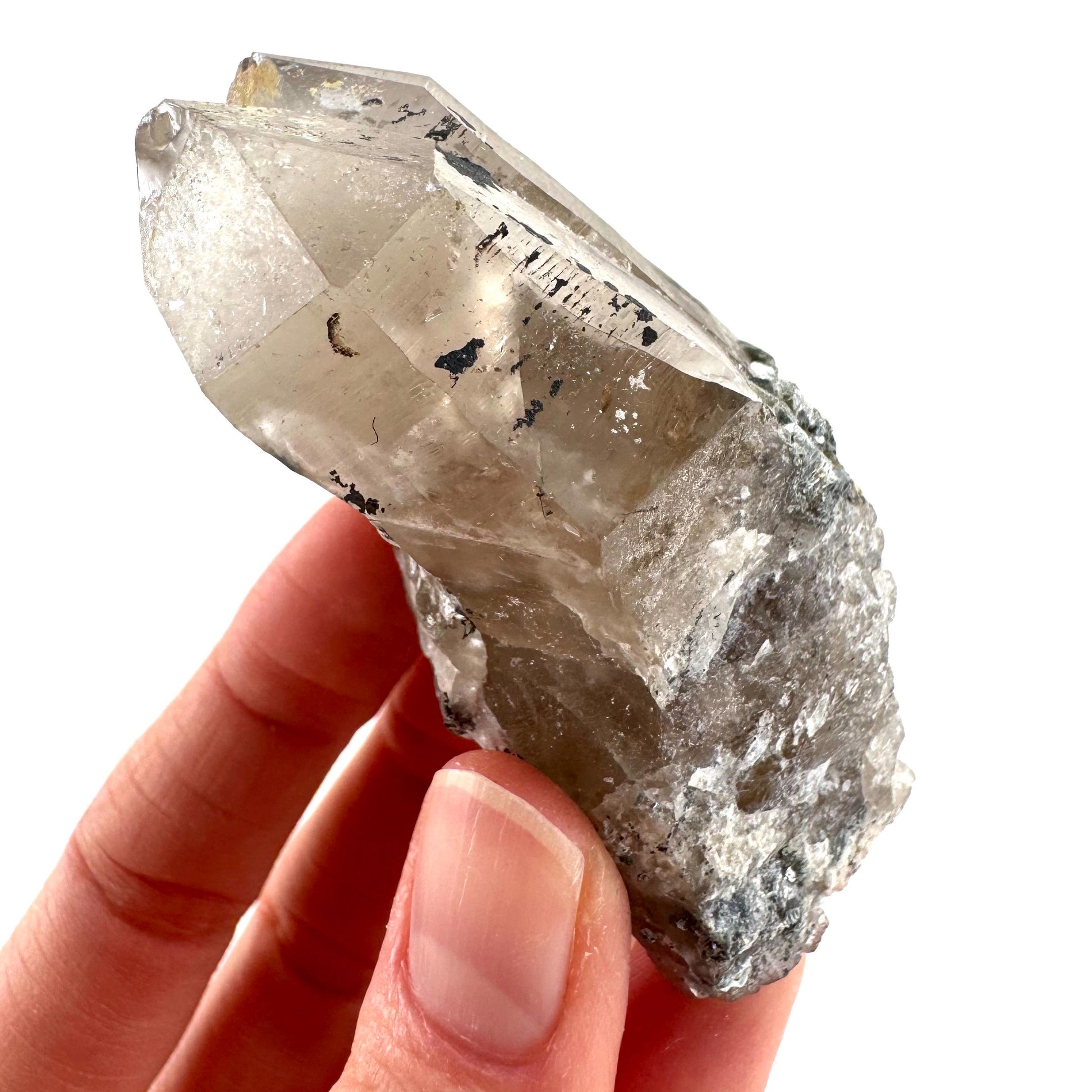 Namibian Smoky Quartz Crystal Point | Raw Mineral Specimen