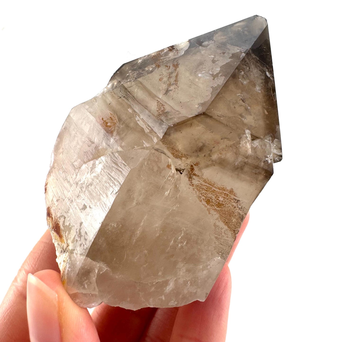 Namibian Smoky Quartz Crystal Point | Raw Mineral Specimen