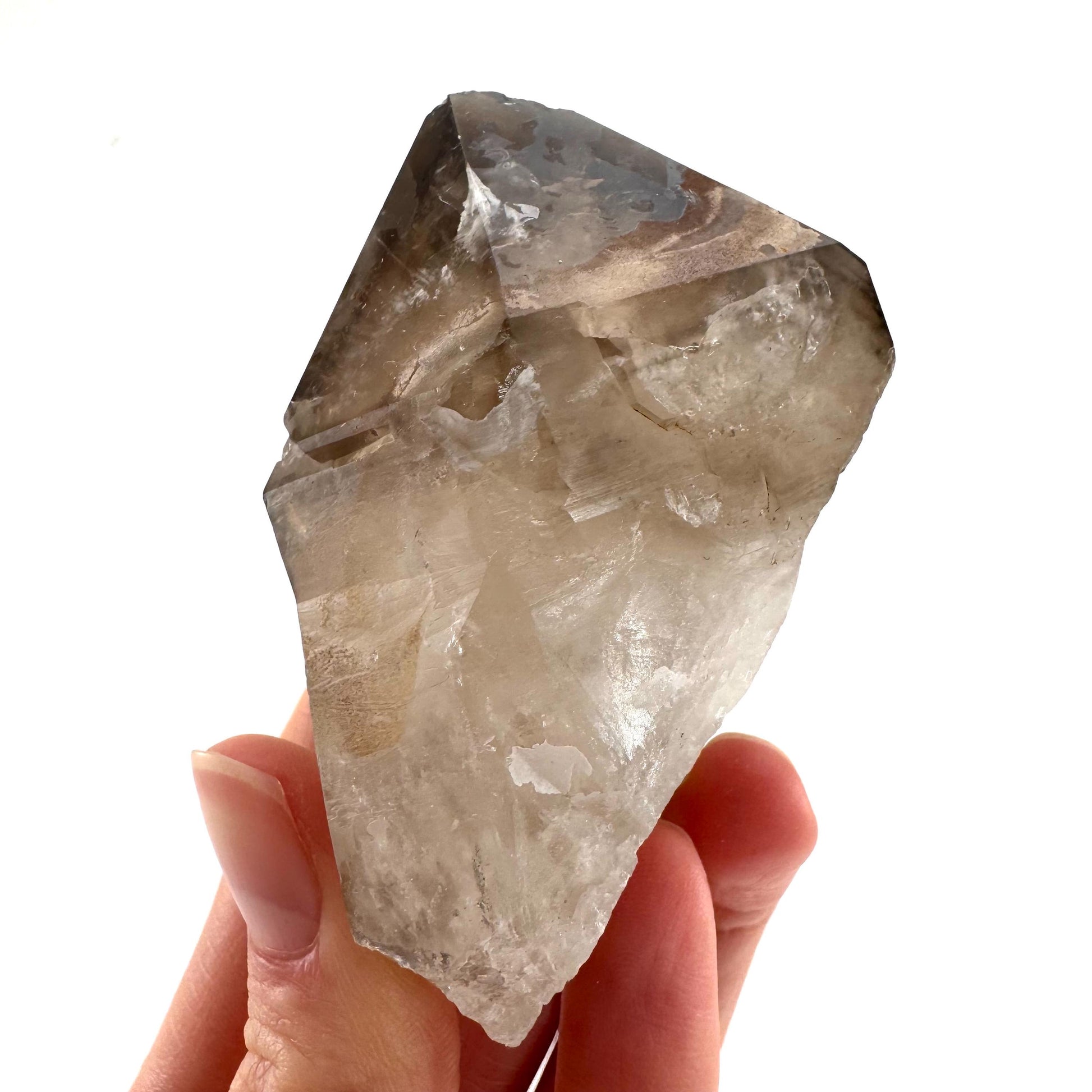 Namibian Smoky Quartz Crystal Point | Raw Mineral Specimen