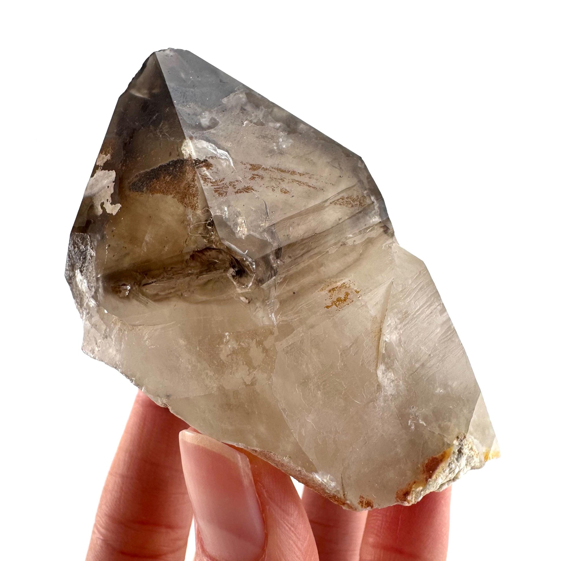 Namibian Smoky Quartz Crystal Point | Raw Mineral Specimen