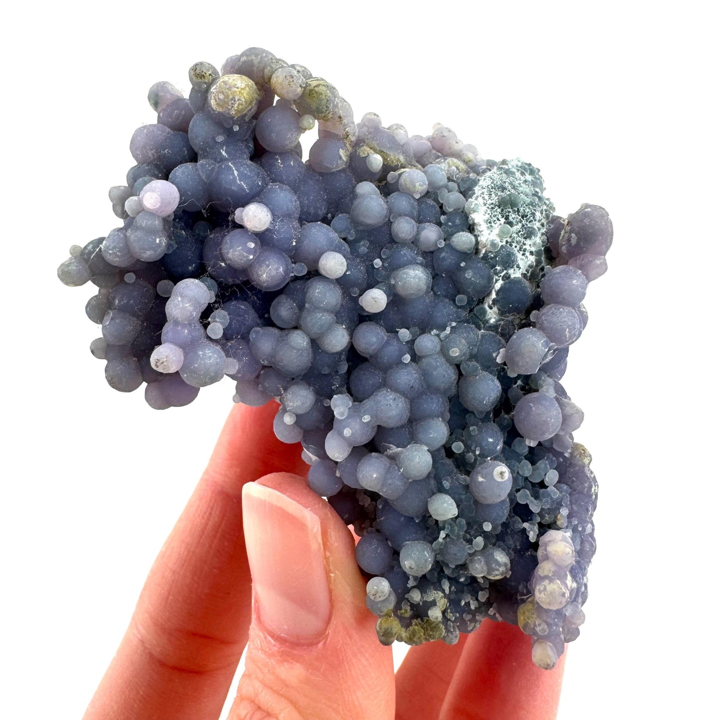 Grape Agate | botryoidal crystal cluster, purple mineral specimen from Indonesia