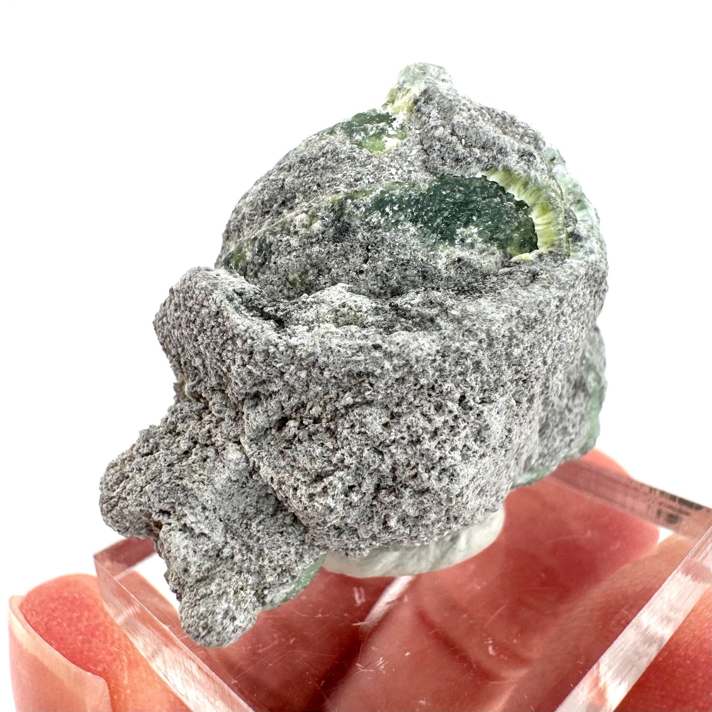 Wavellite (Arkansas, USA) | green crystal cluster, mineral specimen