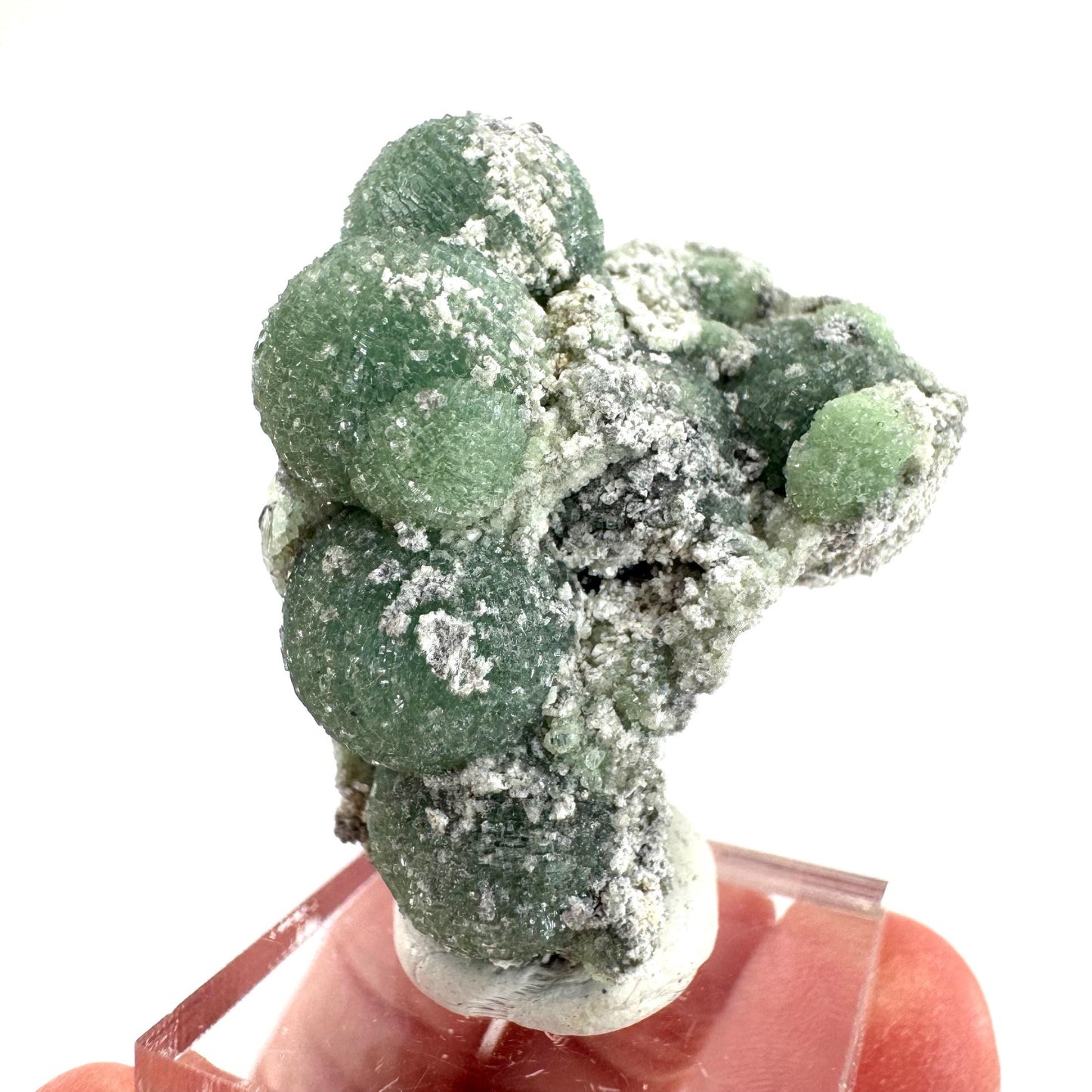 Wavellite (Arkansas, USA) | green crystal cluster, mineral specimen