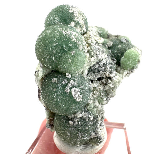 Wavellite (Arkansas, USA) | green crystal cluster, mineral specimen