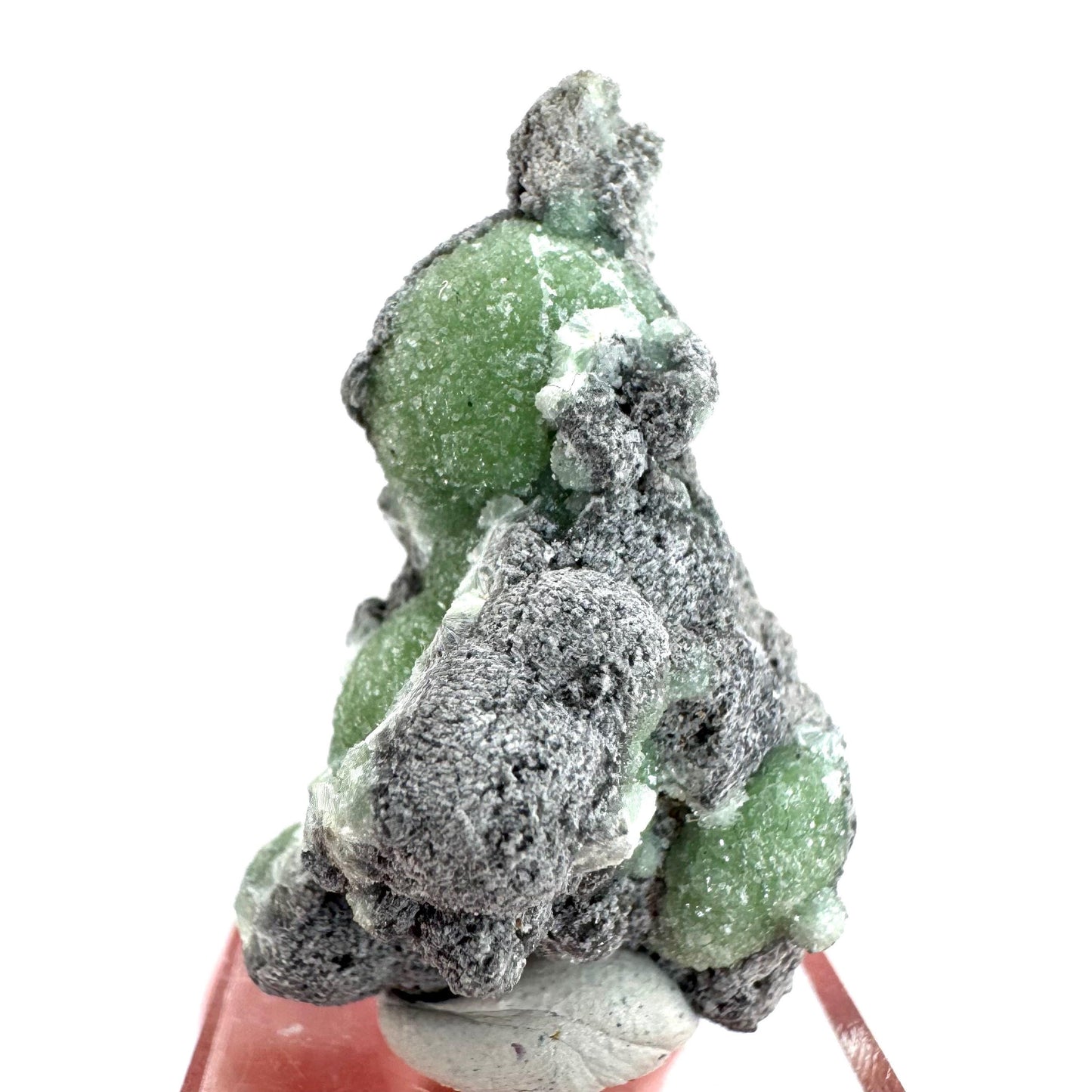 Wavellite (Arkansas, USA) | green crystal cluster, mineral specimen