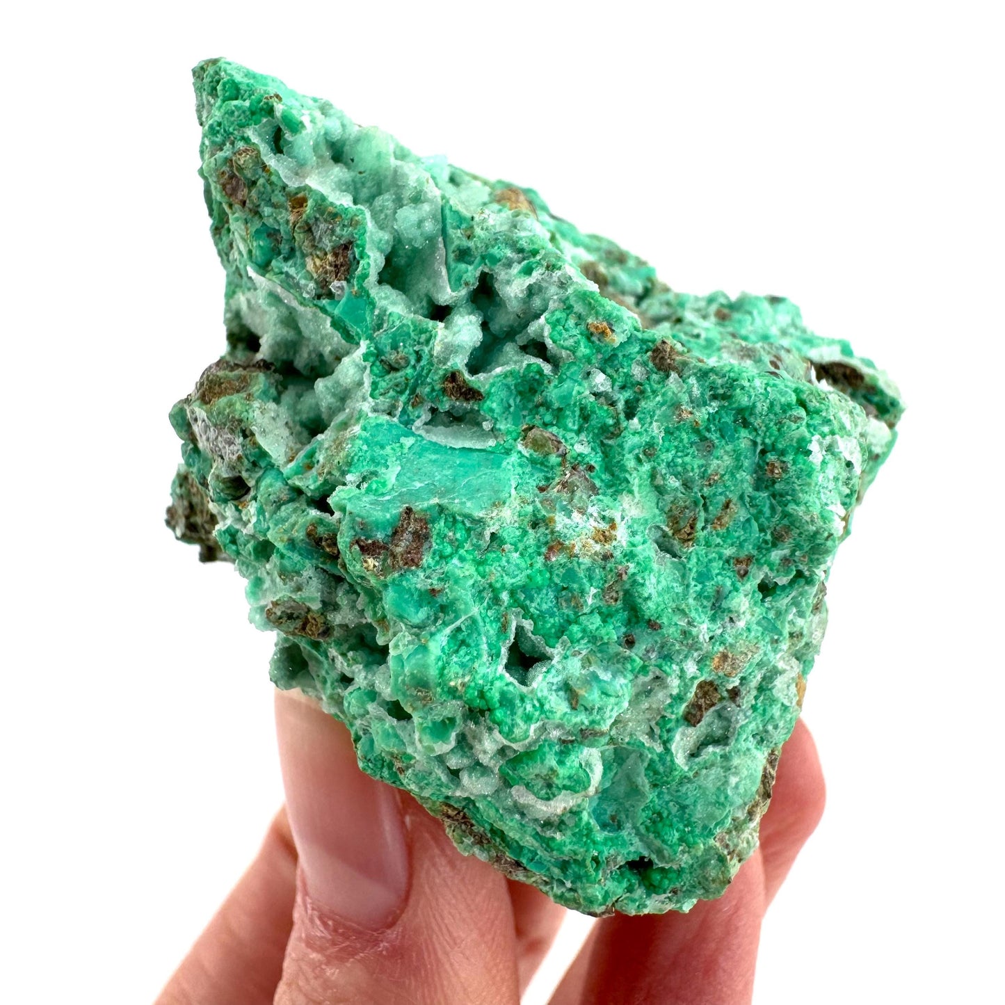 Mint Chrysoprase | Druzy Crystal, mineral specimen from Indonesia