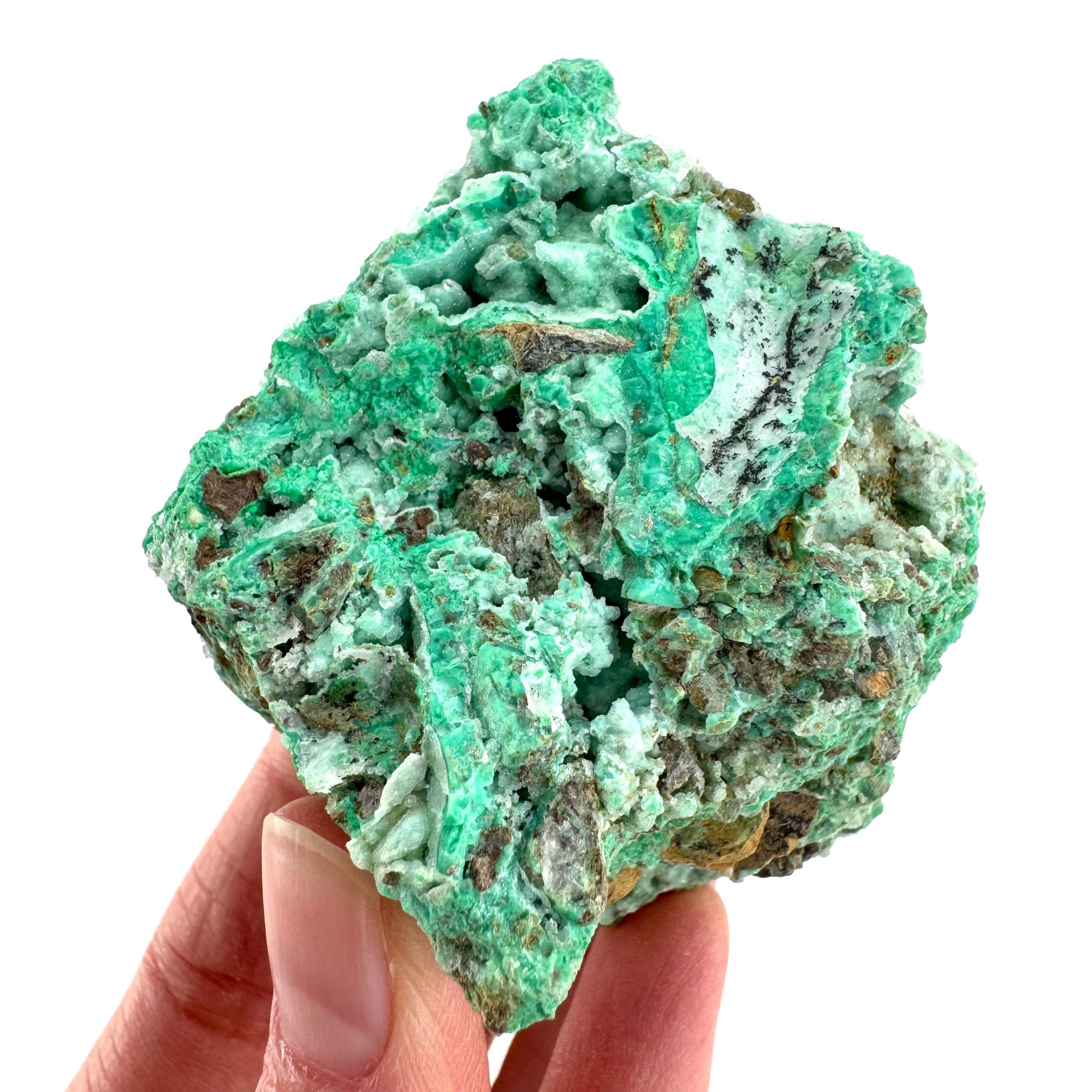 Mint Chrysoprase | Druzy Crystal, mineral specimen from Indonesia