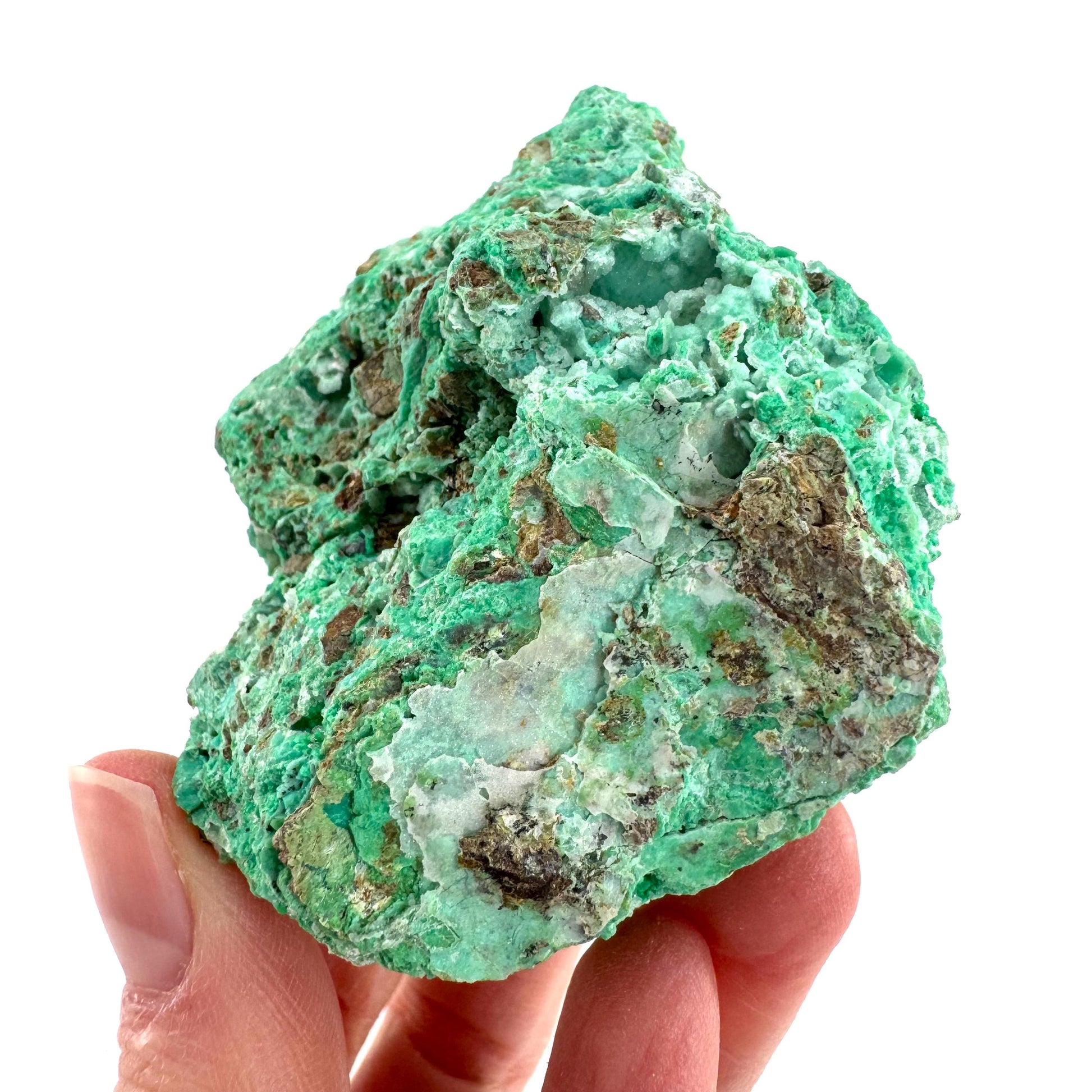 Mint Chrysoprase | Druzy Crystal, mineral specimen from Indonesia