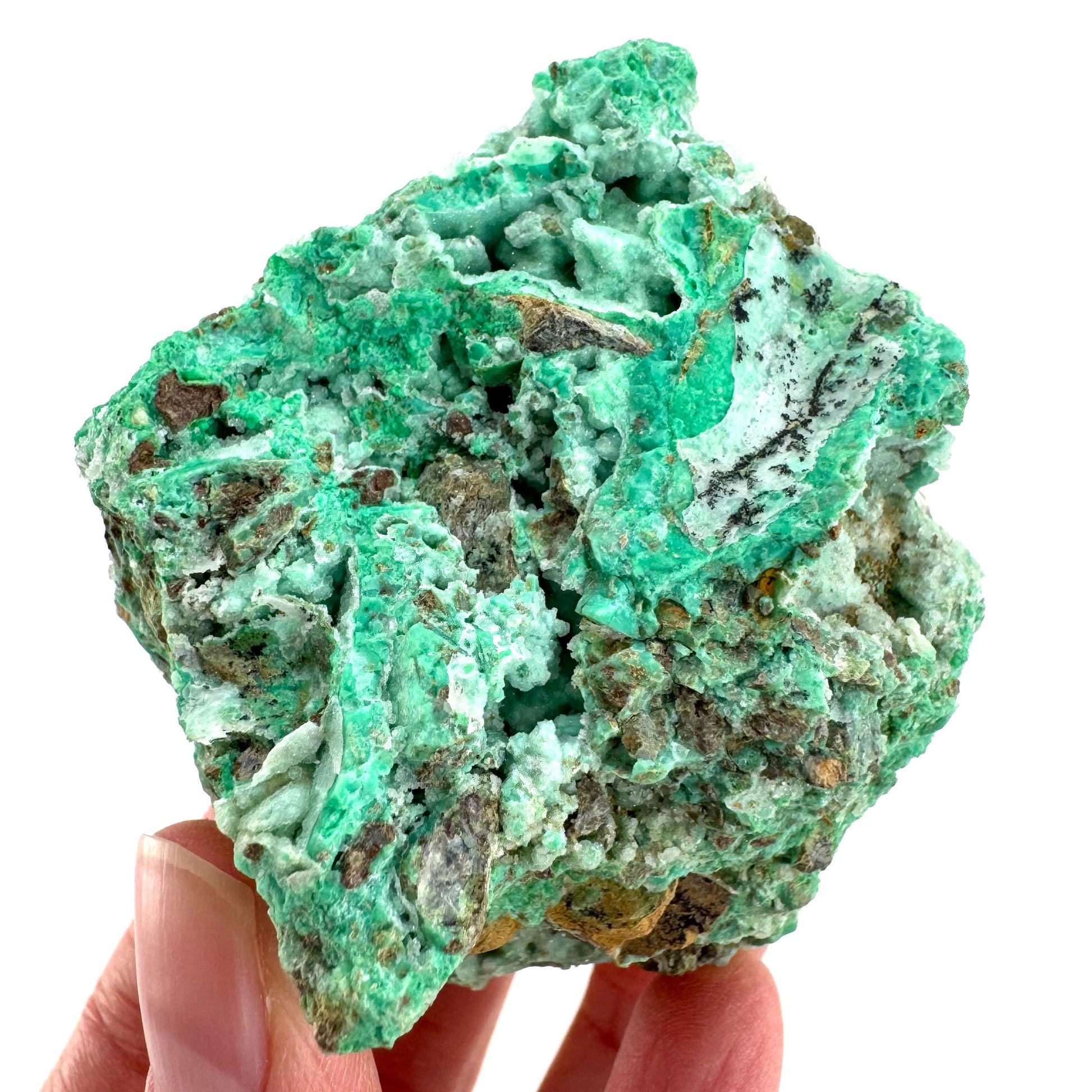 Mint Chrysoprase | Druzy Crystal, mineral specimen from Indonesia