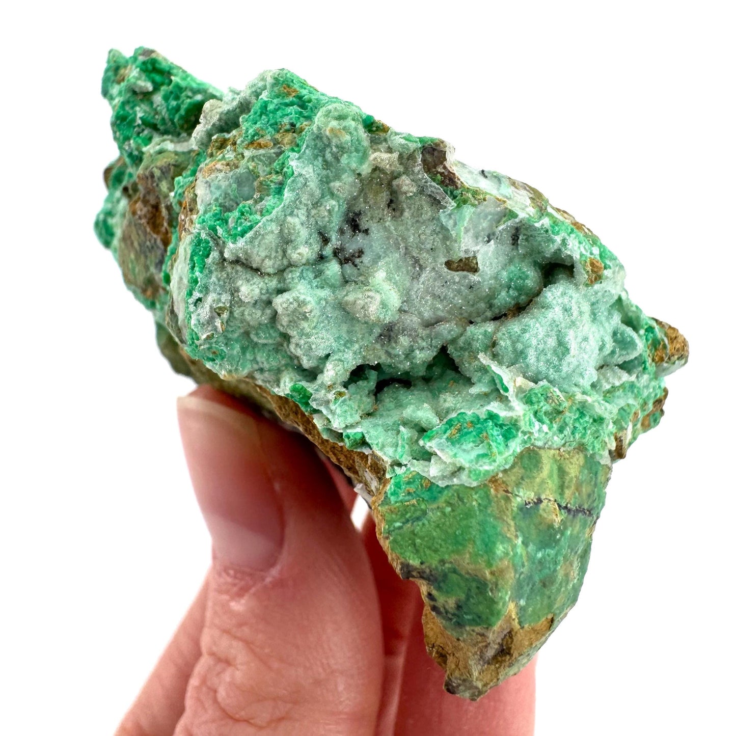 Mint Chrysoprase | Druzy Crystal, mineral specimen from Indonesia