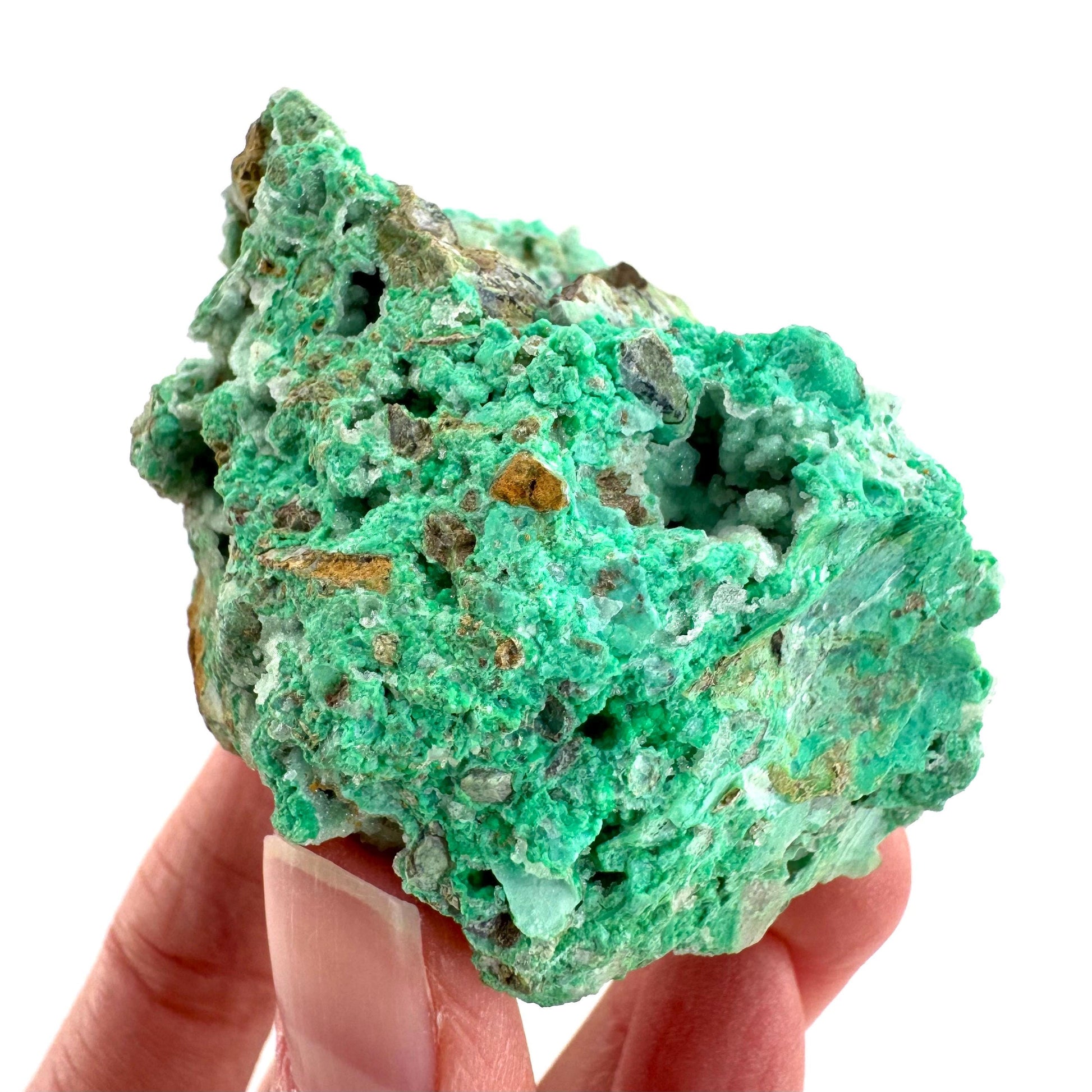 Mint Chrysoprase | Druzy Crystal, mineral specimen from Indonesia