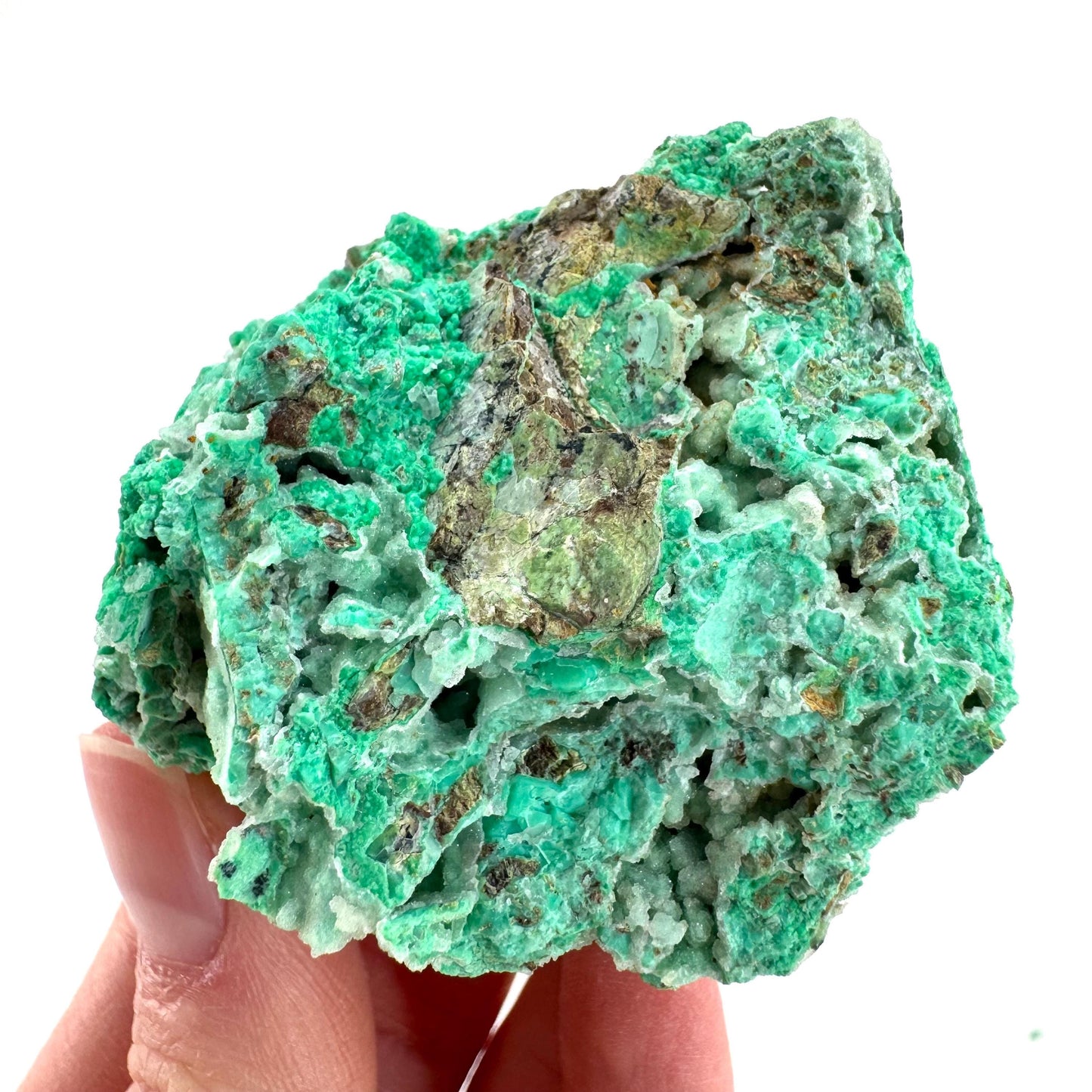 Mint Chrysoprase | Druzy Crystal, mineral specimen from Indonesia