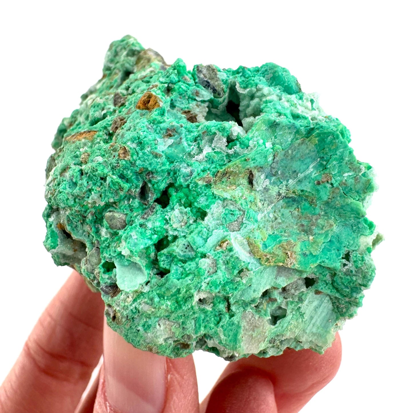 Mint Chrysoprase | Druzy Crystal, mineral specimen from Indonesia