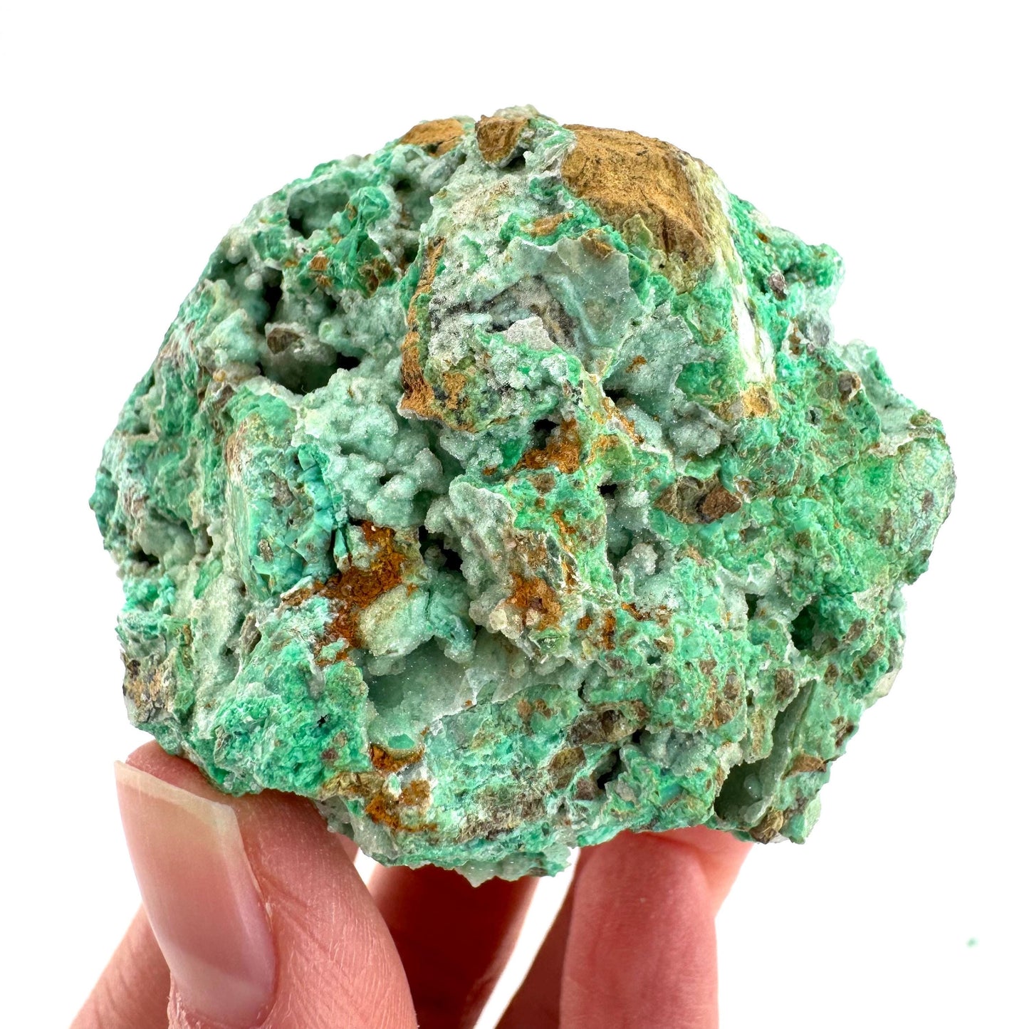 Mint Chrysoprase | Druzy Crystal, mineral specimen from Indonesia