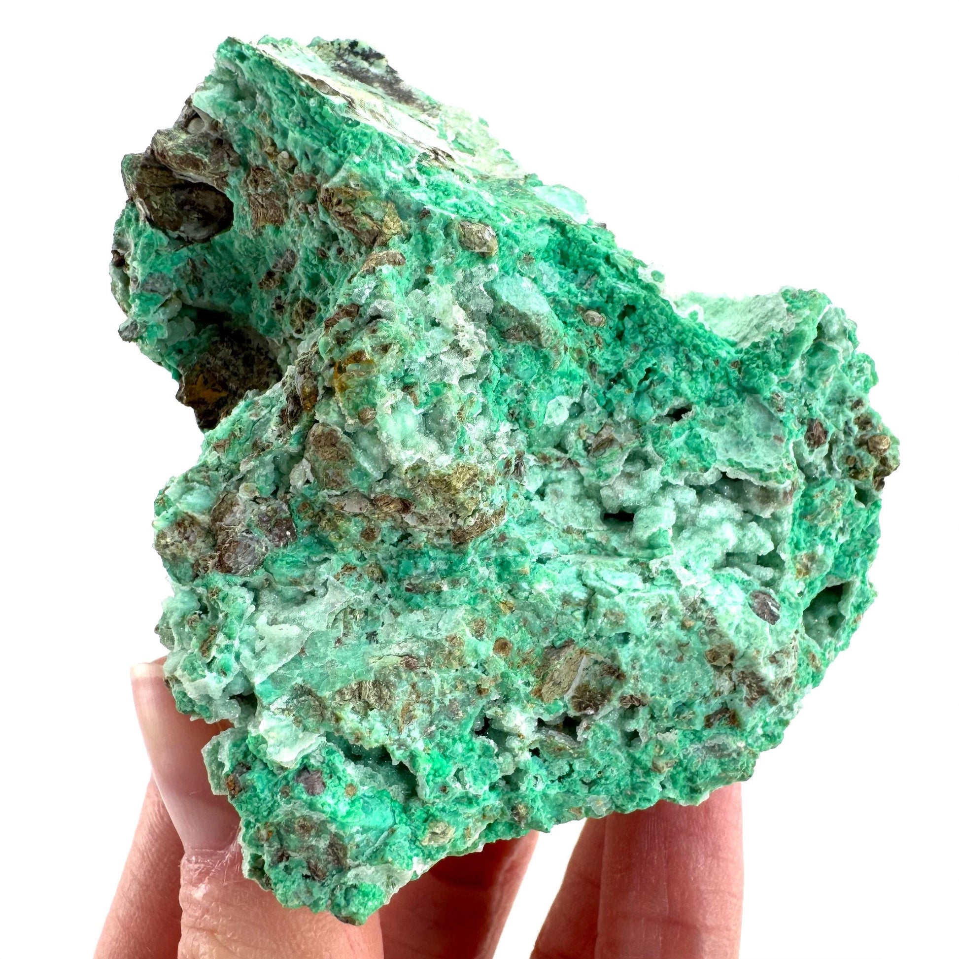 Mint Chrysoprase | Druzy Crystal, mineral specimen from Indonesia
