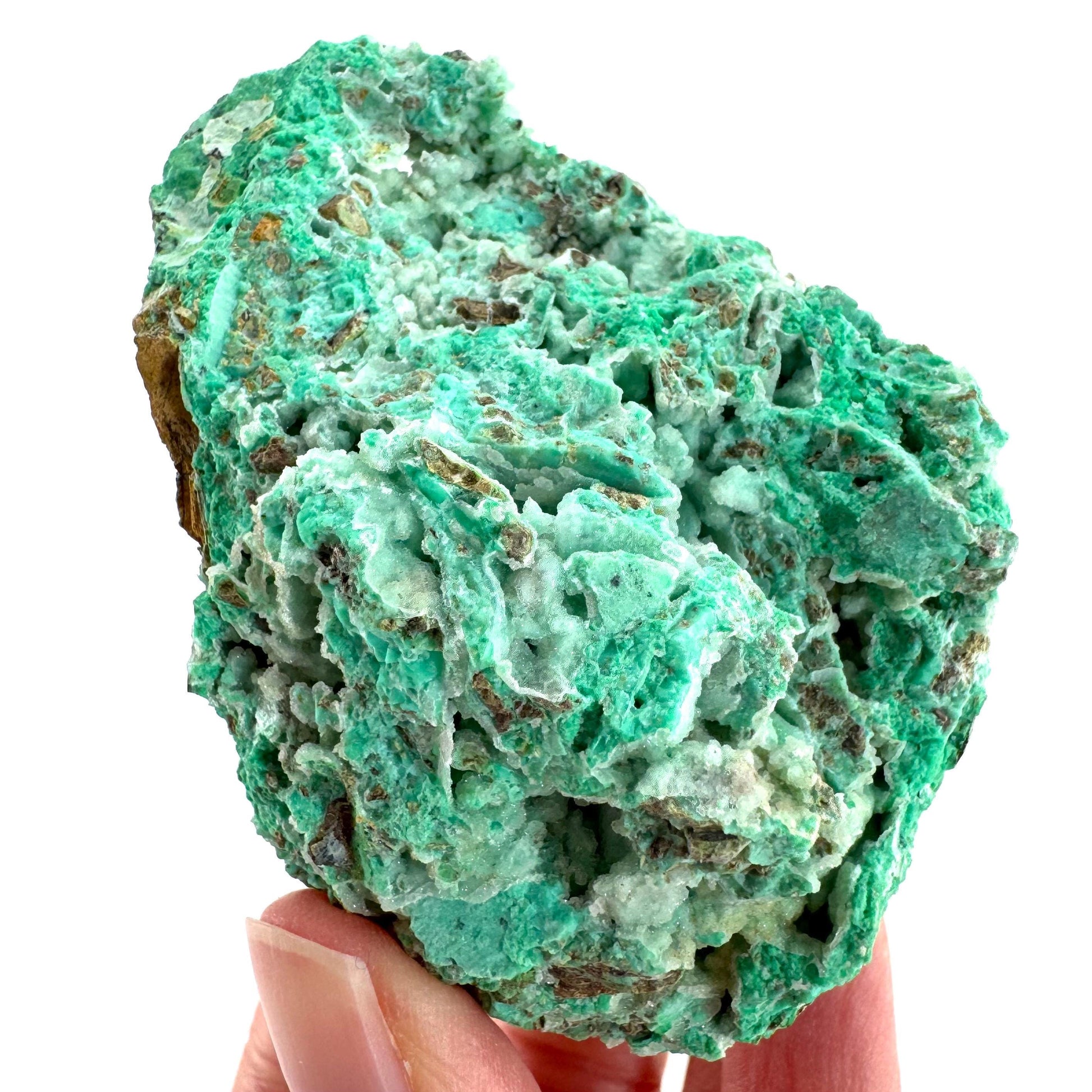 Mint Chrysoprase | Druzy Crystal, mineral specimen from Indonesia