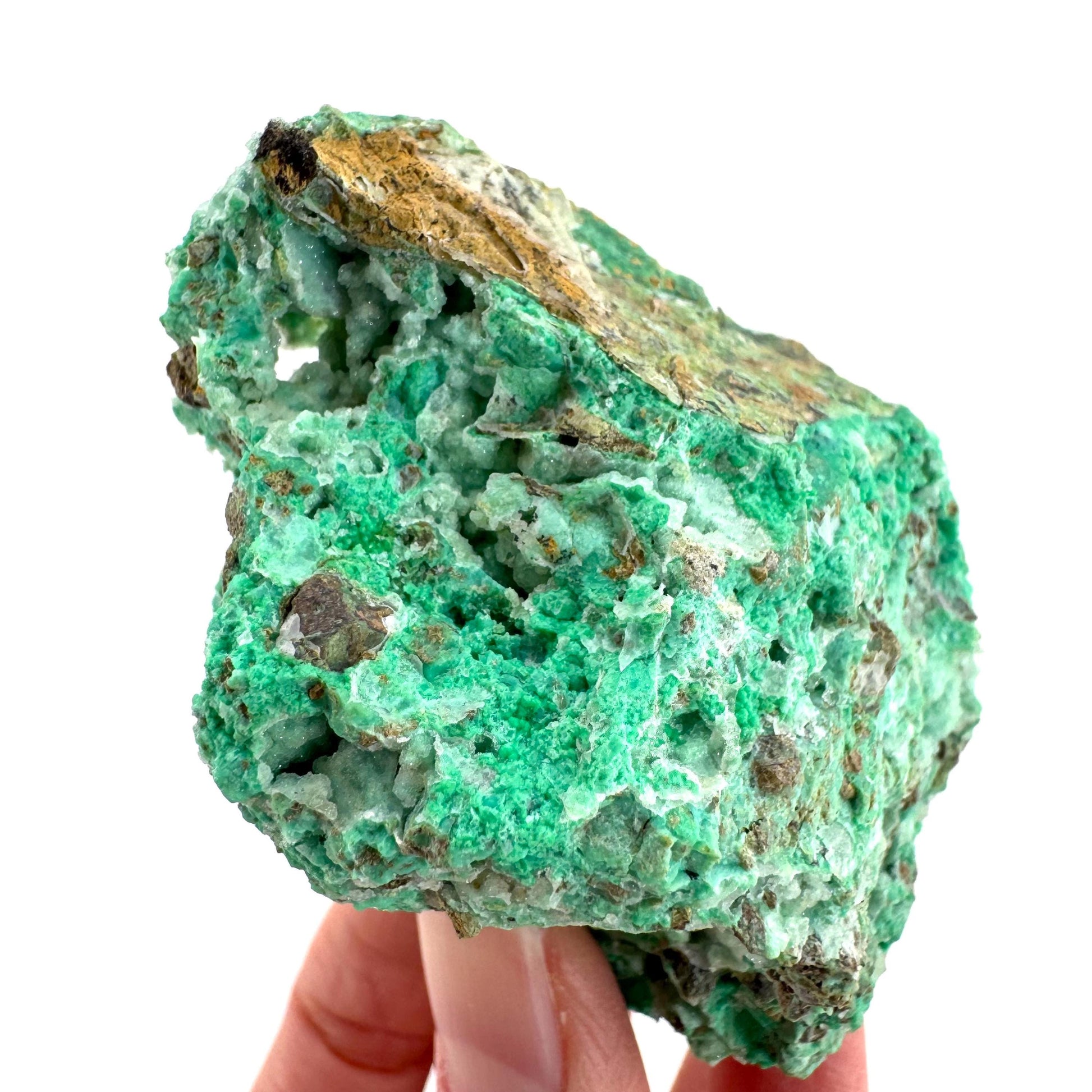 Mint Chrysoprase | Druzy Crystal, mineral specimen from Indonesia