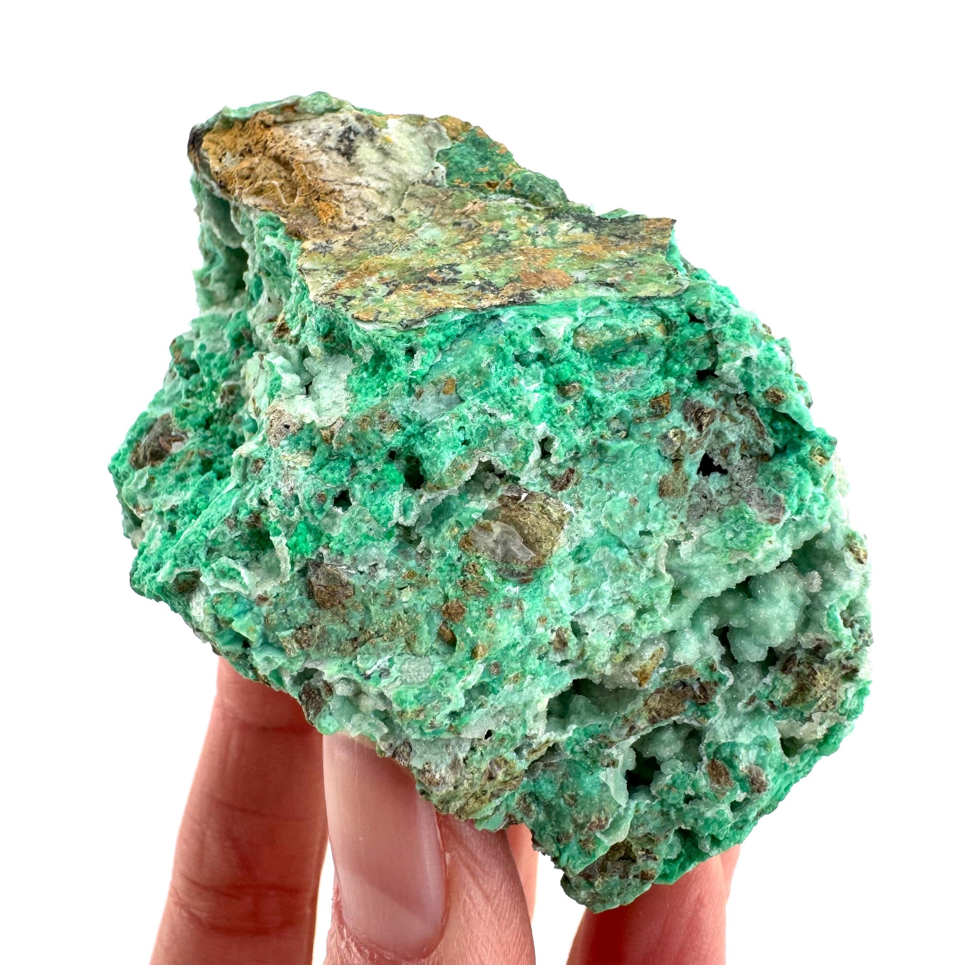Mint Chrysoprase | Druzy Crystal, mineral specimen from Indonesia