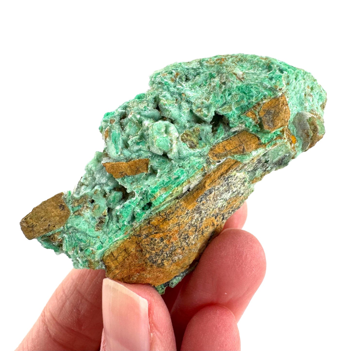 Mint Chrysoprase | Druzy Crystal, mineral specimen from Indonesia