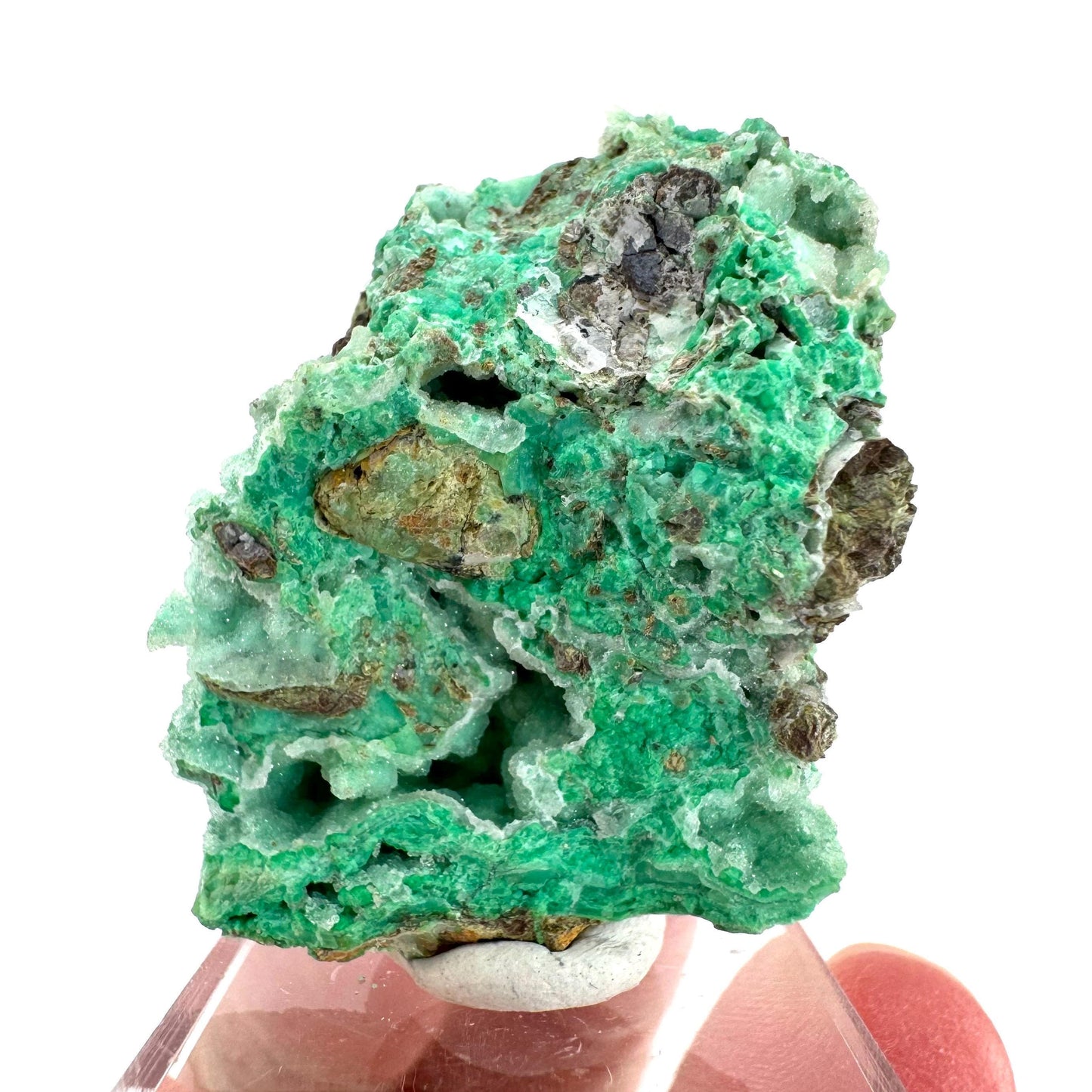Mint Chrysoprase | Druzy Crystal, mineral specimen from Indonesia