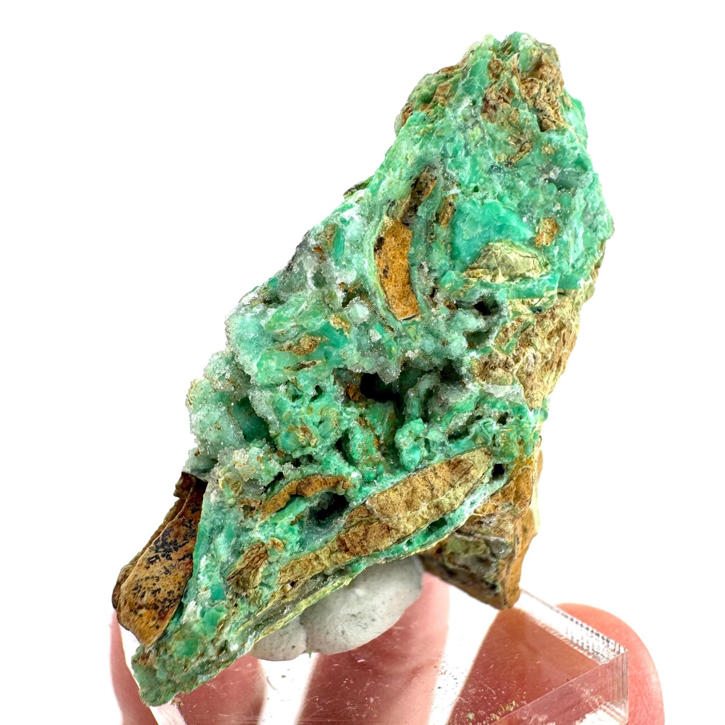 Mint Chrysoprase | Druzy Crystal, mineral specimen from Indonesia