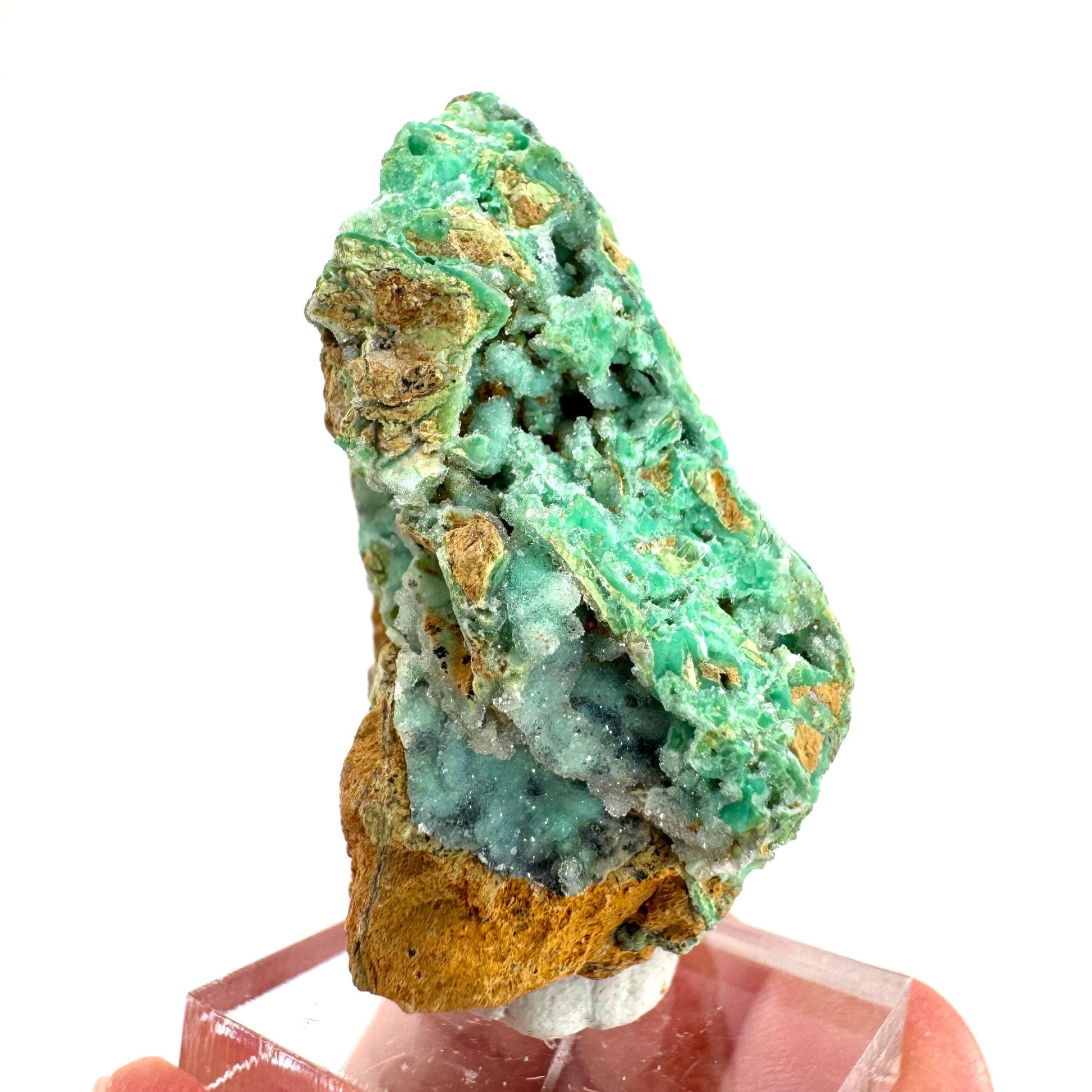 Mint Chrysoprase | Druzy Crystal, mineral specimen from Indonesia