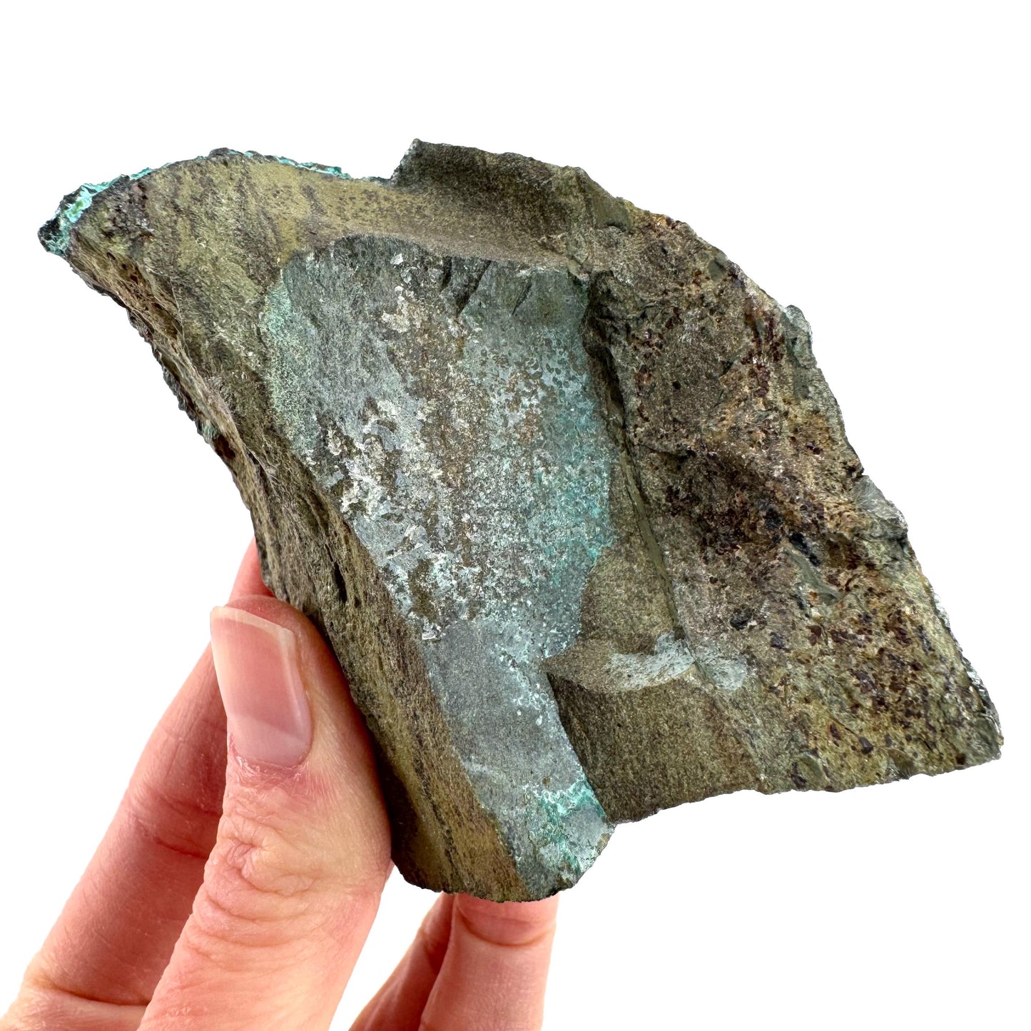 Silica Chrysocolla | natural blue crystal, mineral specimen from DR Congo