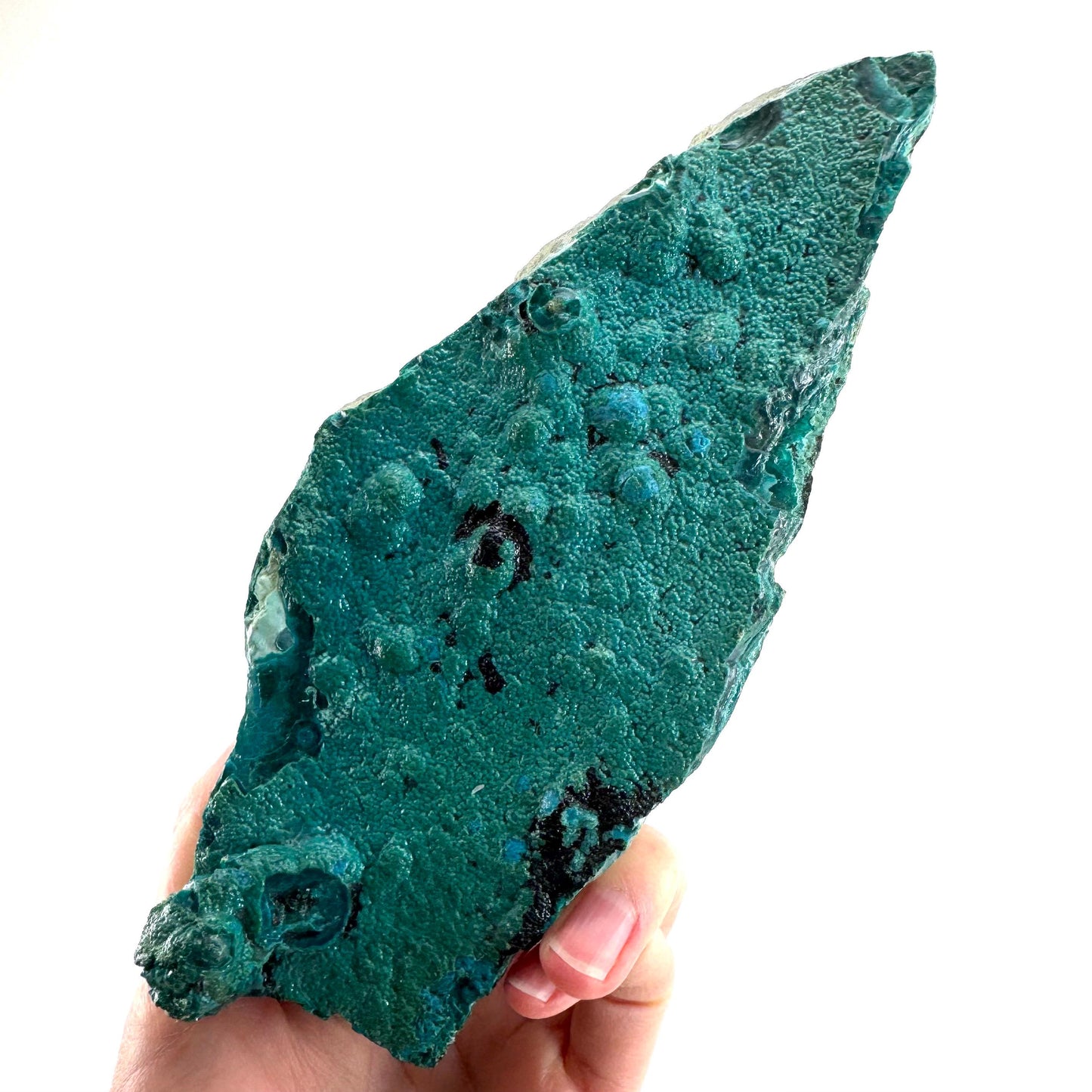 Silica Chrysocolla | natural blue crystal, mineral specimen from DR Congo