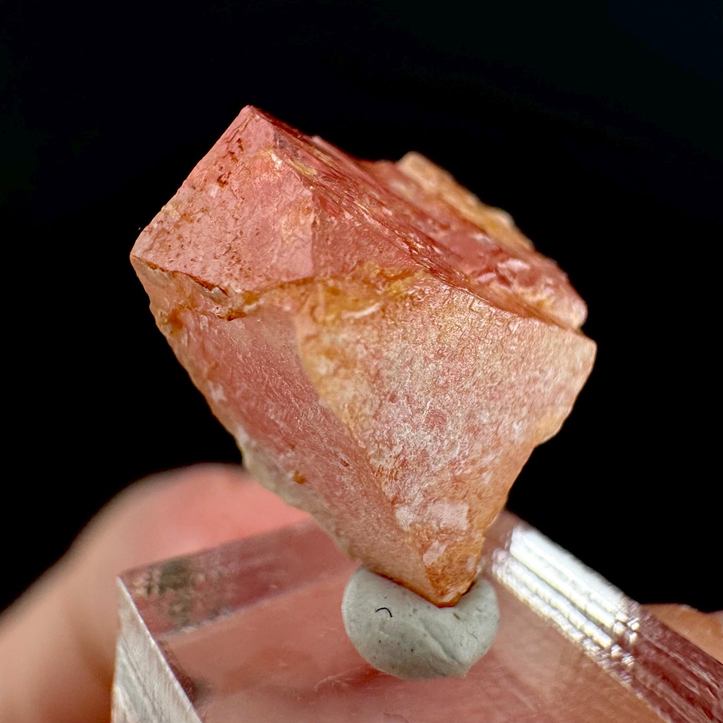 Rhodochrosite | pink crystal, mineral specimen from Pakistan